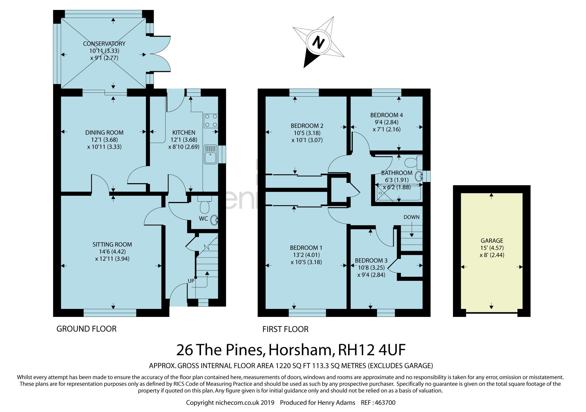 4 Bedrooms Detached house for sale in The Pines, Horsham RH12