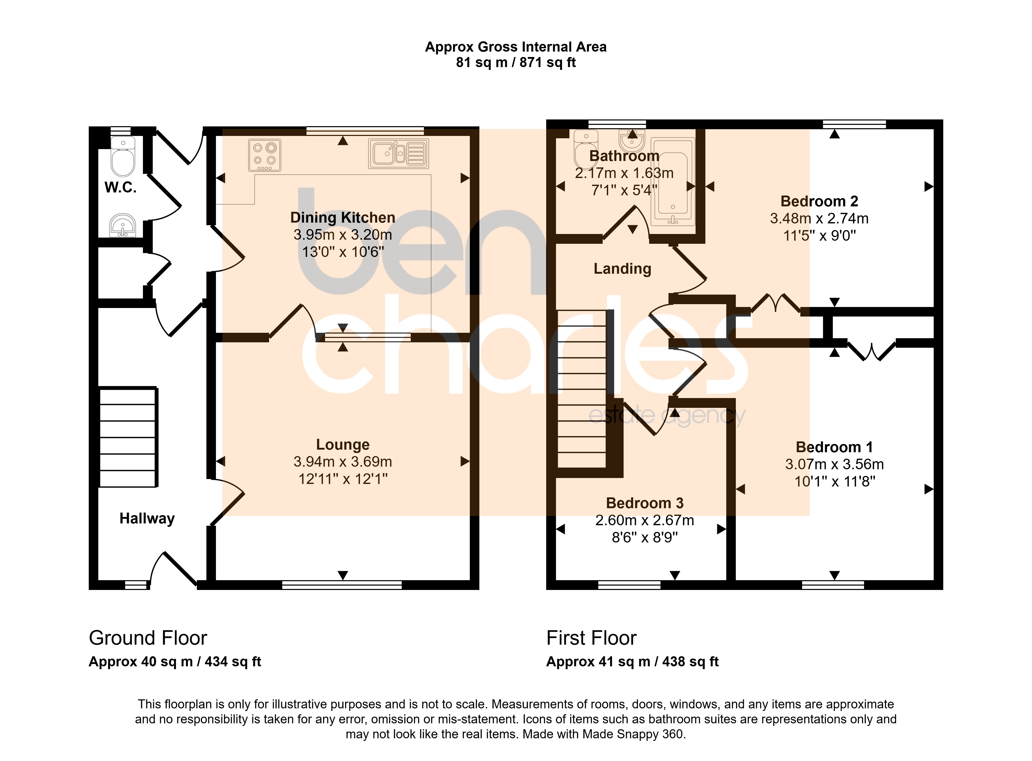 3, Grey Gardens, Bishop Auckland floorplan