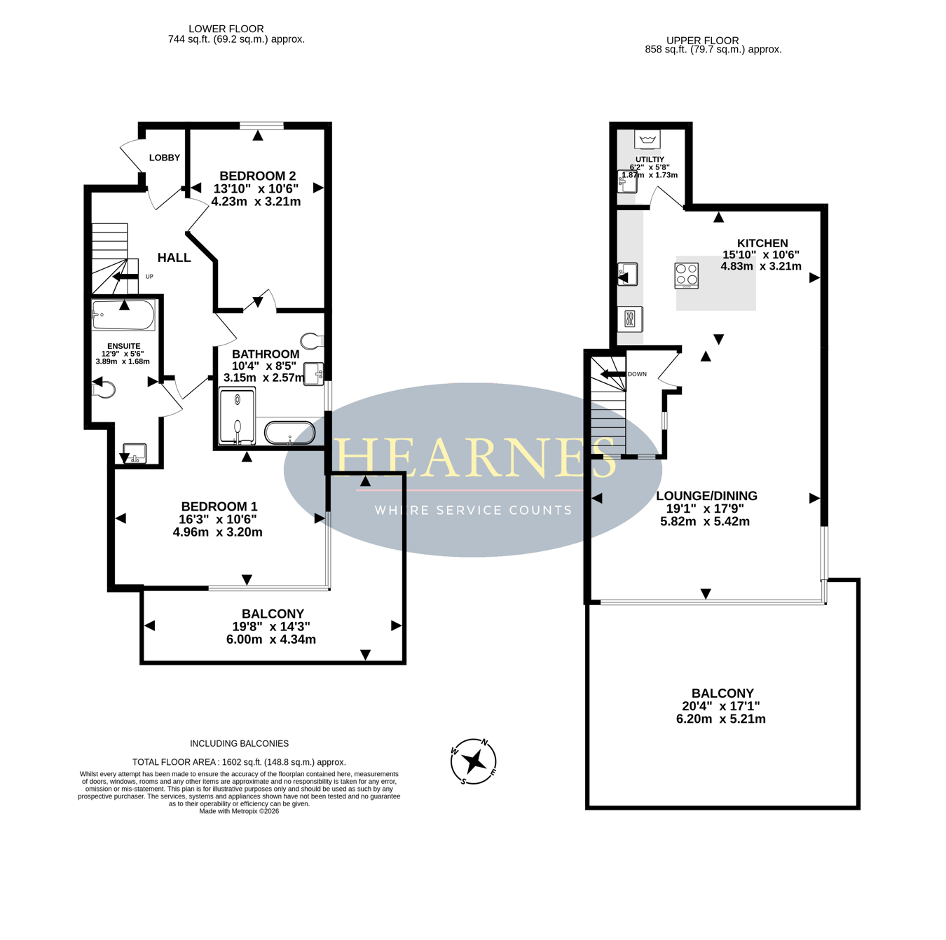 Flat 7 Olympus, Highmoor Road, Poole floorplan