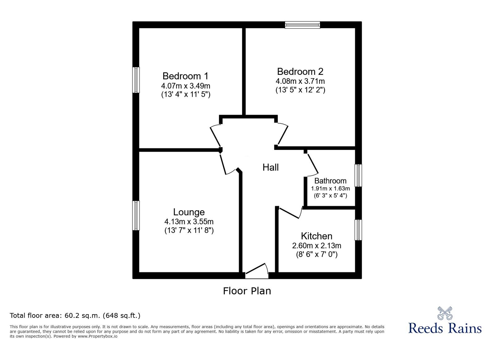 1A,, Brook Street, Derbyshire floorplan