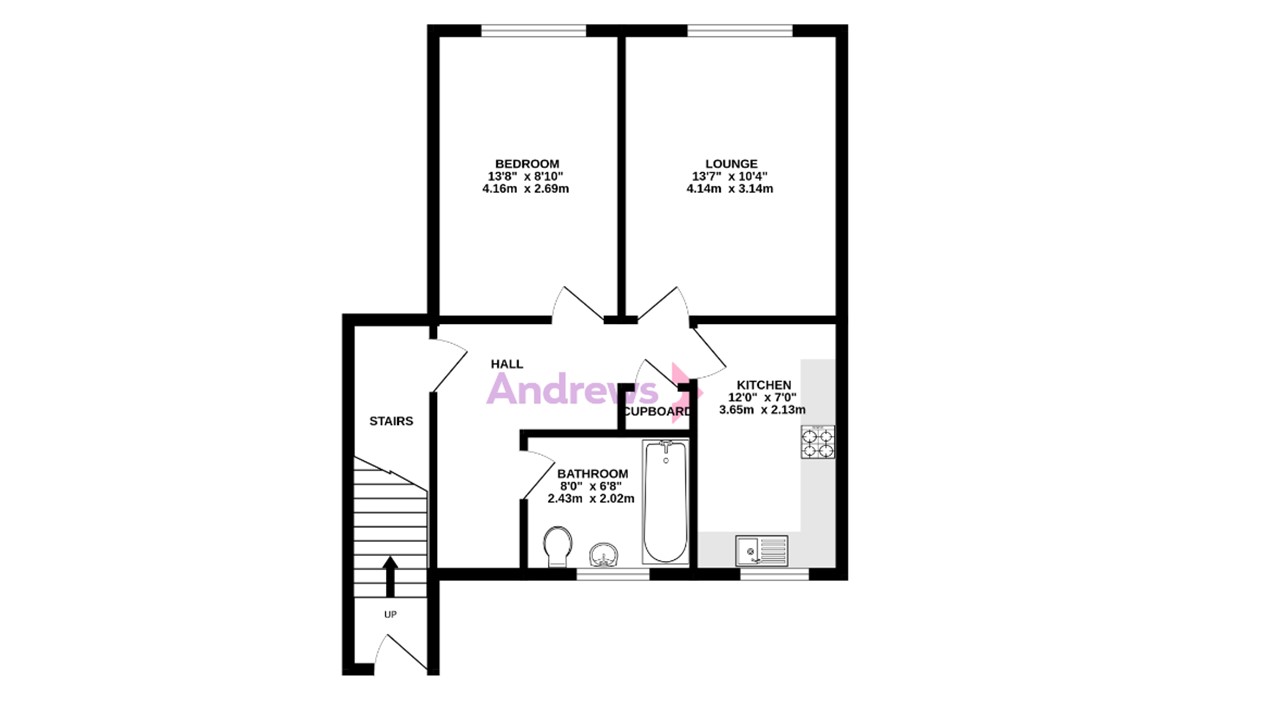 8B,, Valley Road, Bristol floorplan