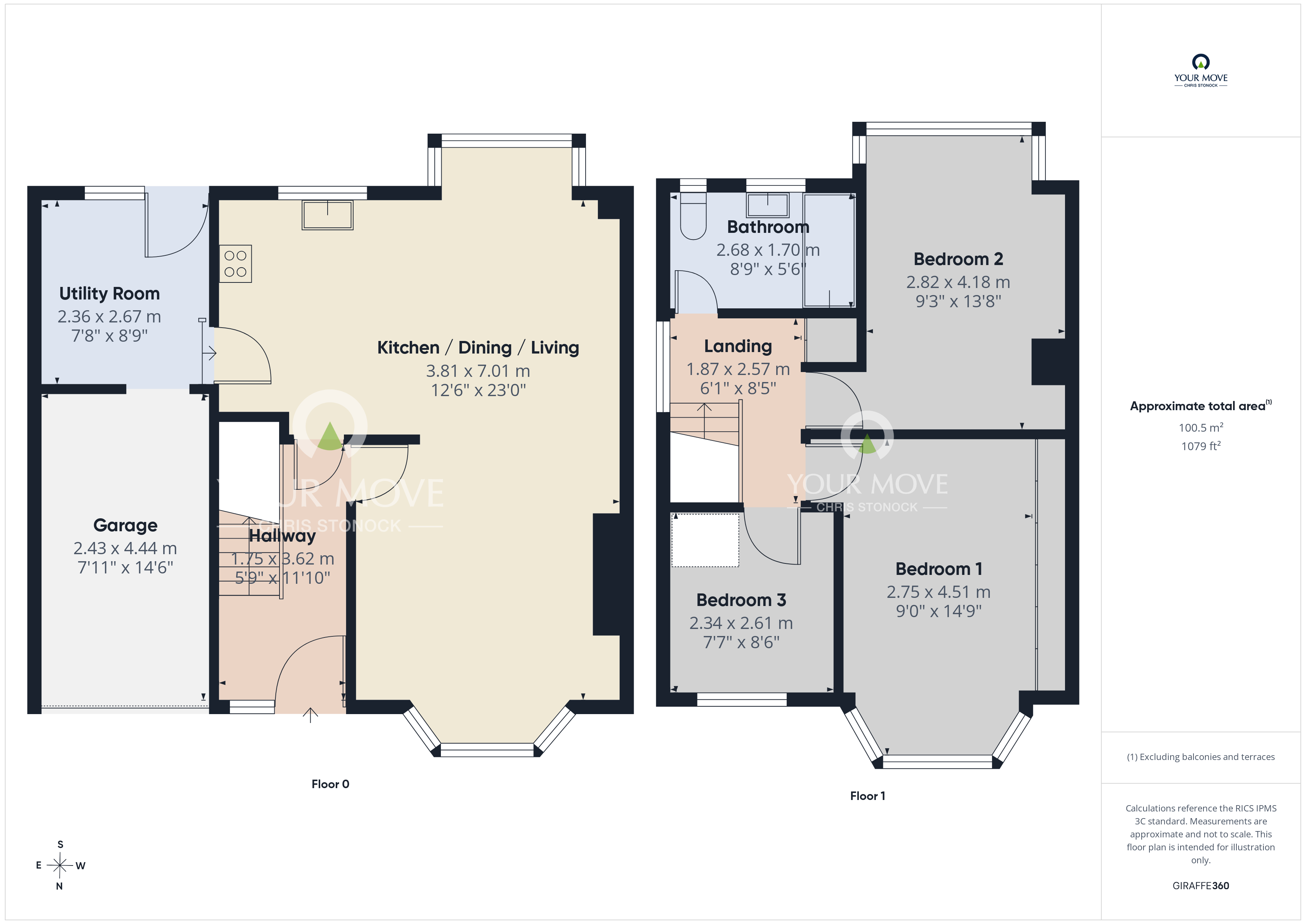 1, Mapperley Drive, Tyne and Wear floorplan