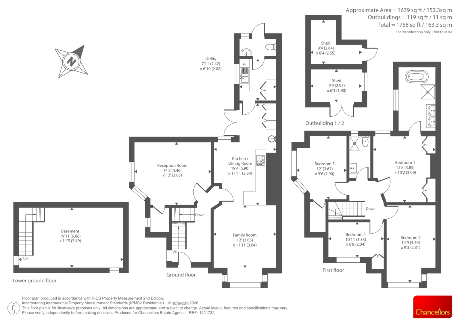 13 VICTORIA ROAD, Kington, Kington floorplan