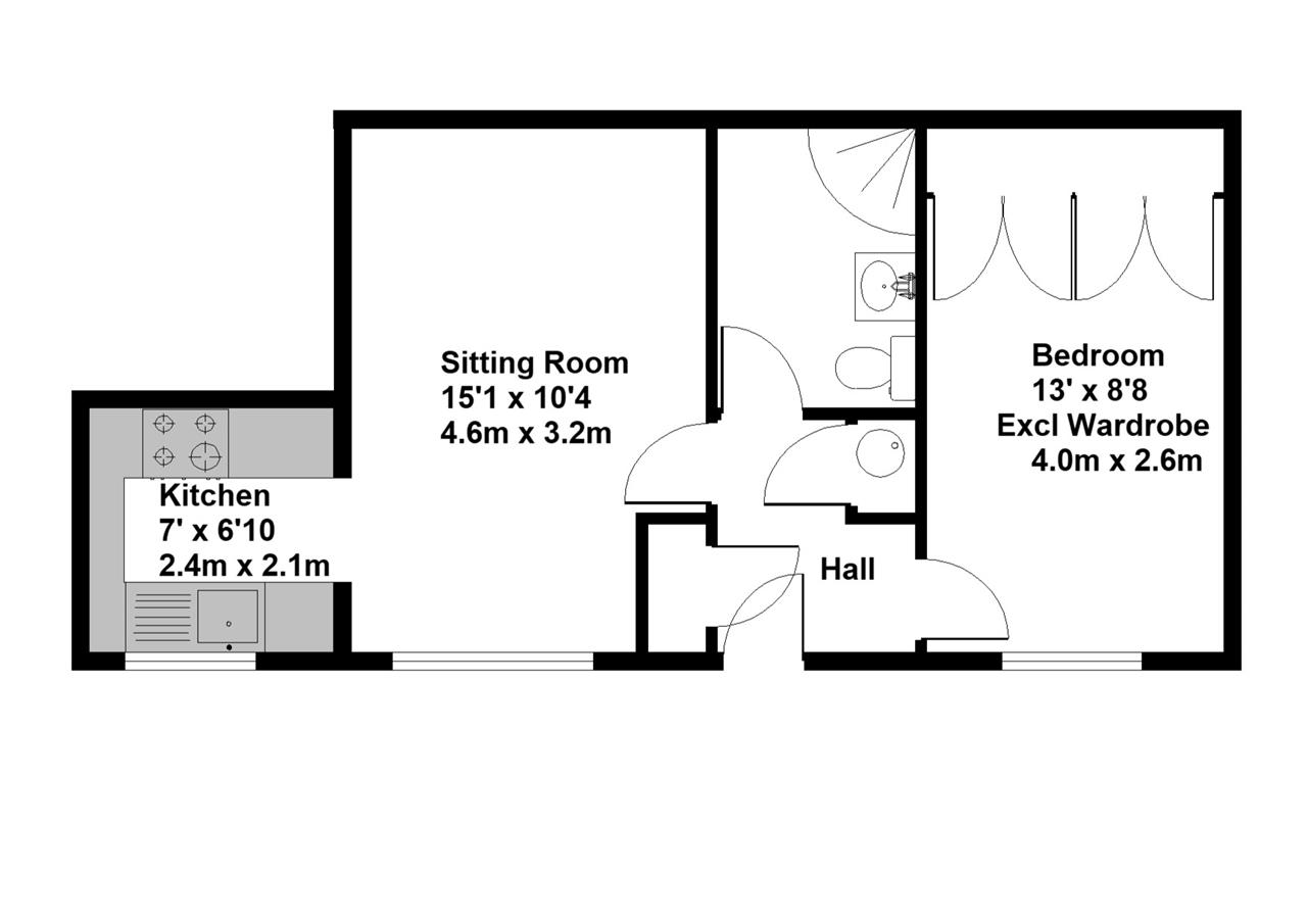 1 Bedrooms Bungalow to rent in The Mews, High Street, Petworth GU28