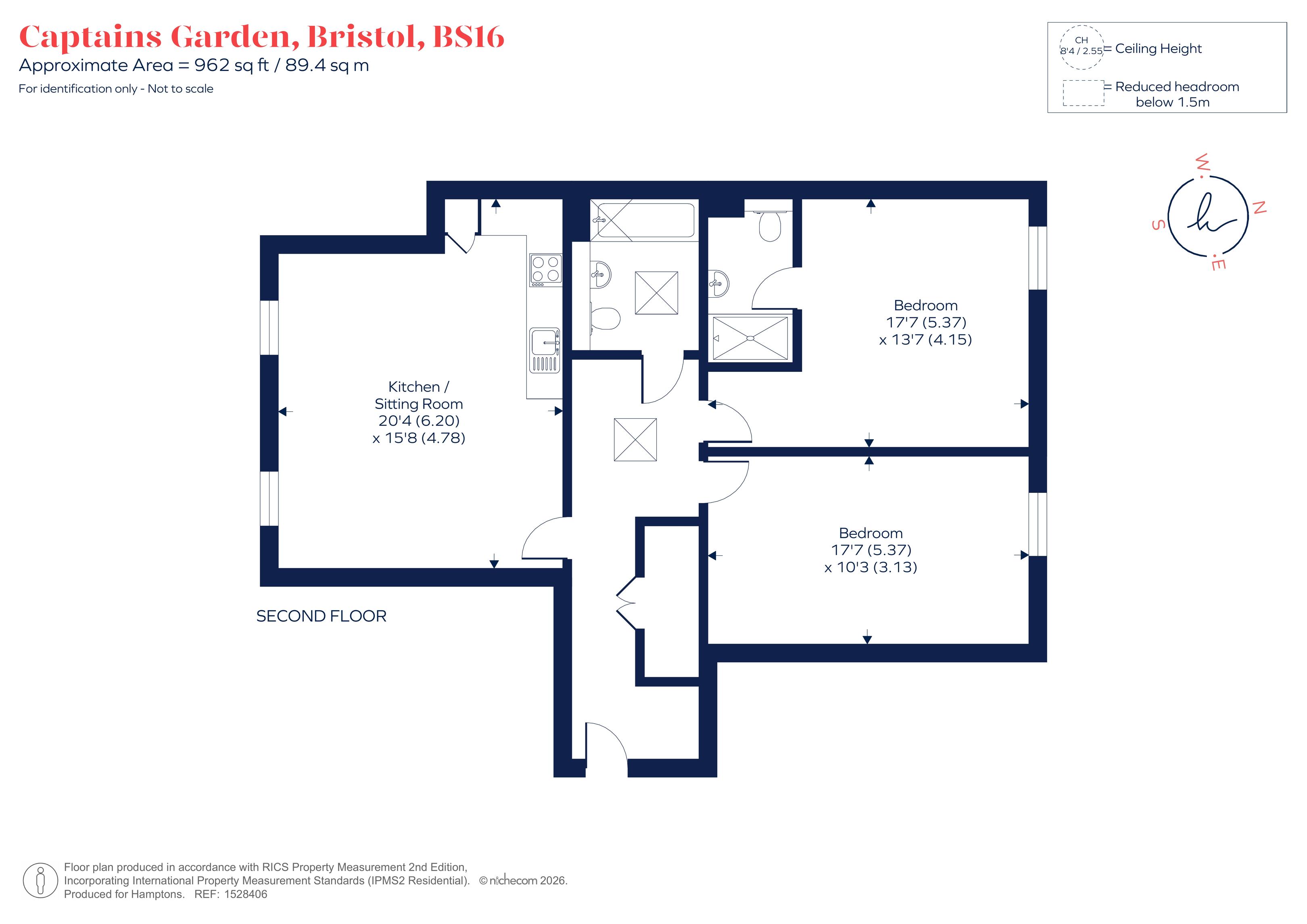 Captains Garden, Bristol floorplan