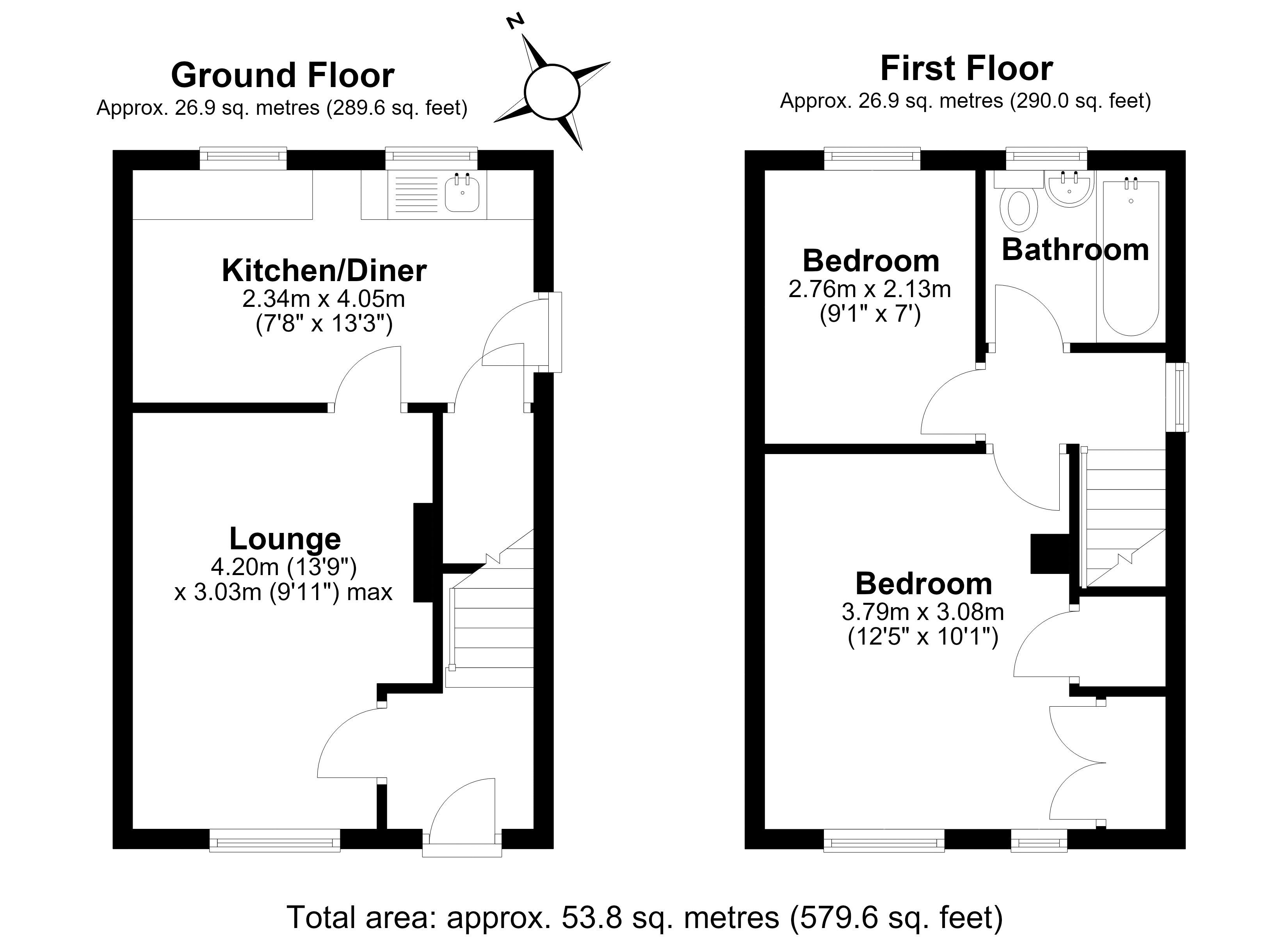 26, Lawford Close, Telford floorplan
