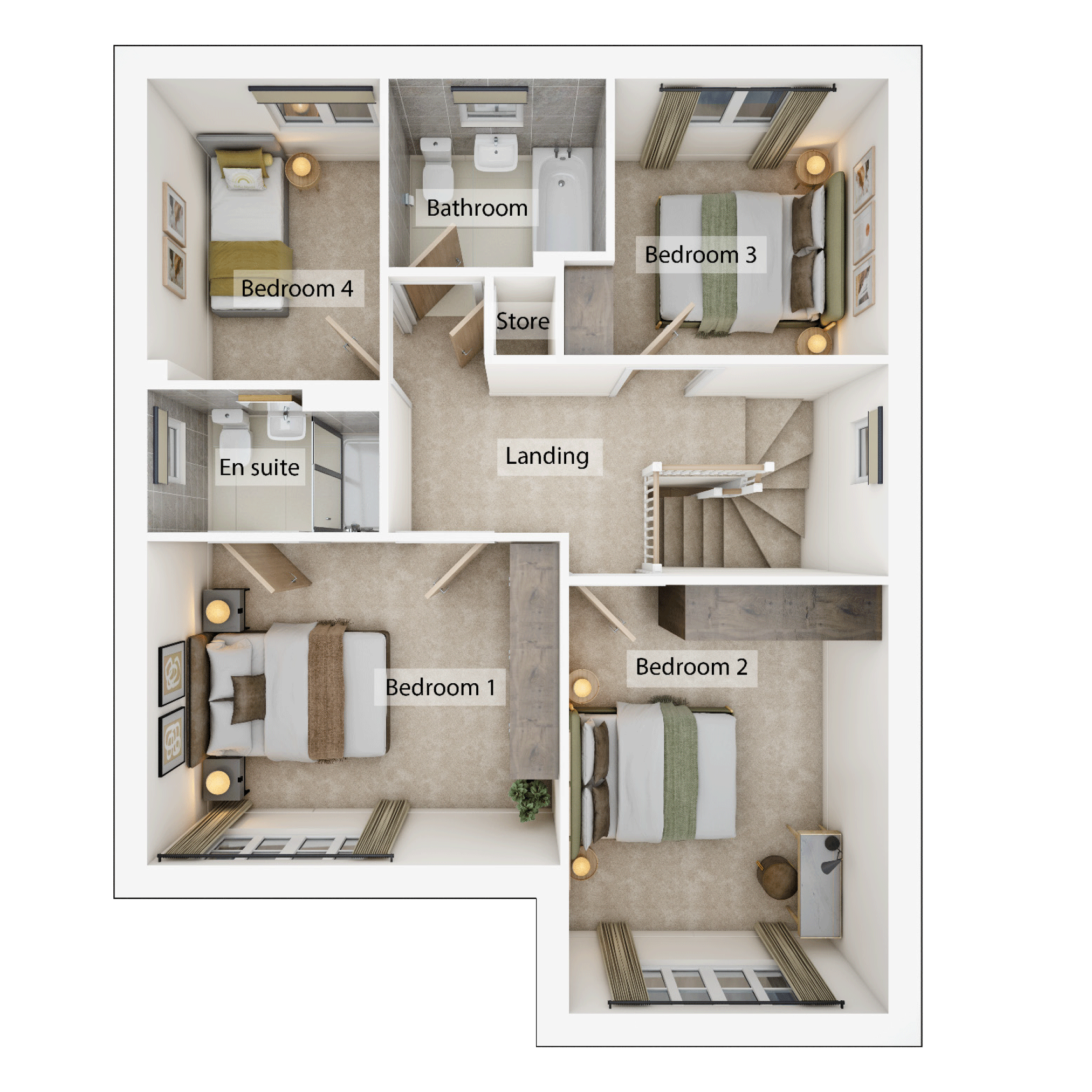 Hanafey Way, Northampton floorplan