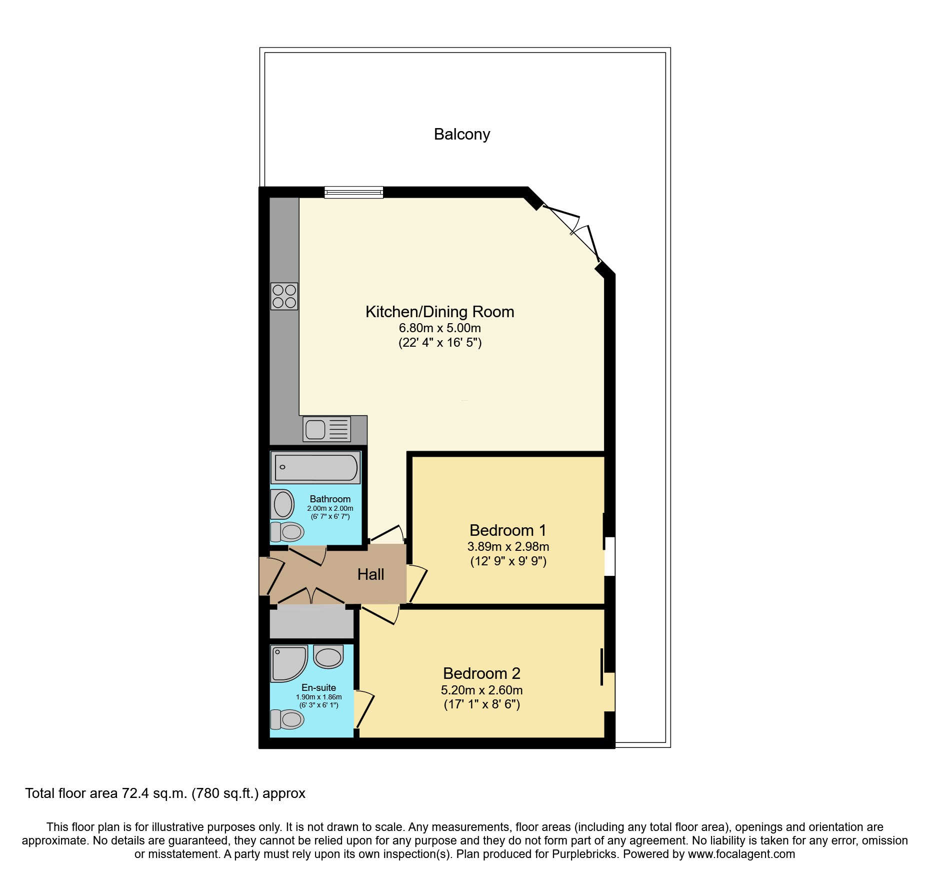 Apartment 17/Gilford House, 93 Clements Road, Ilford floorplan