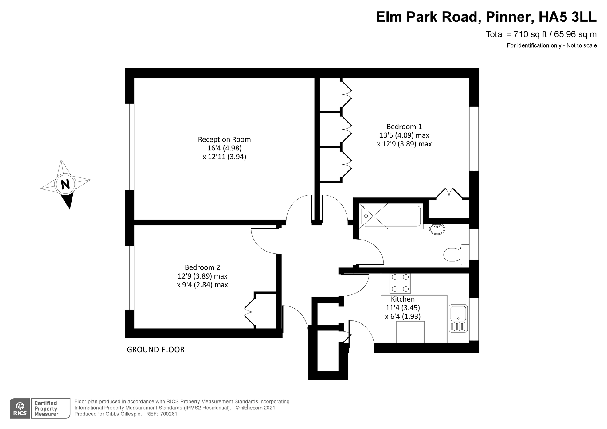 Free property report Flat 47, Elm Park Court, Elm Park Road, Pinner