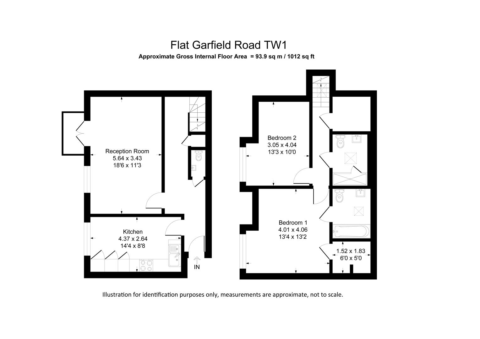 Garfield Road, Twickenham TW1, 2 bedroom flat for sale 62624074