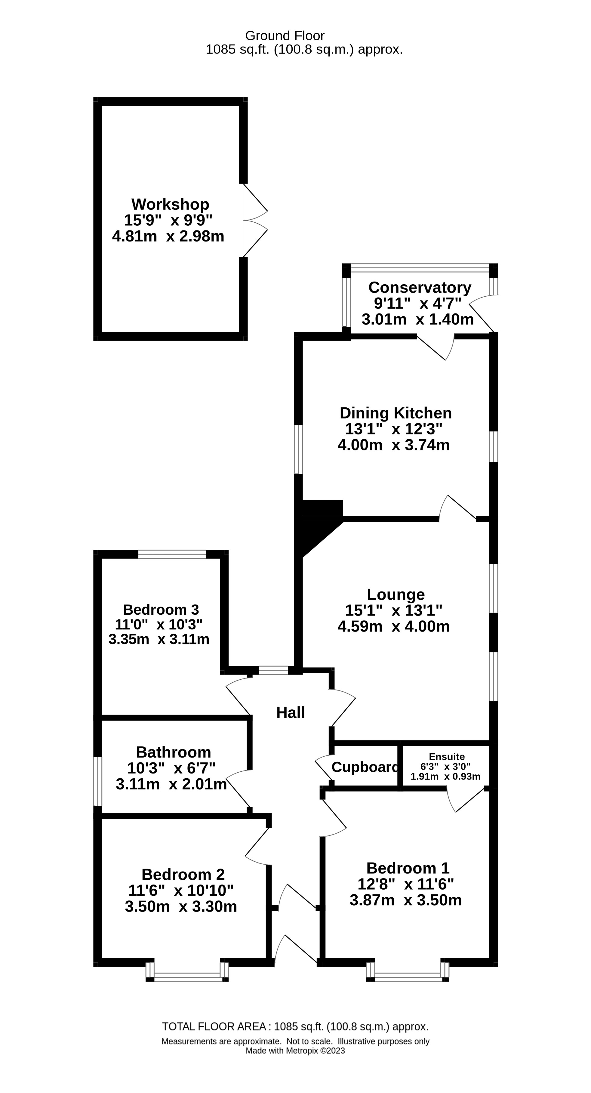 Beechbank, 10 Park Lane, Stranraer DG9, 3 bedroom bungalow for sale