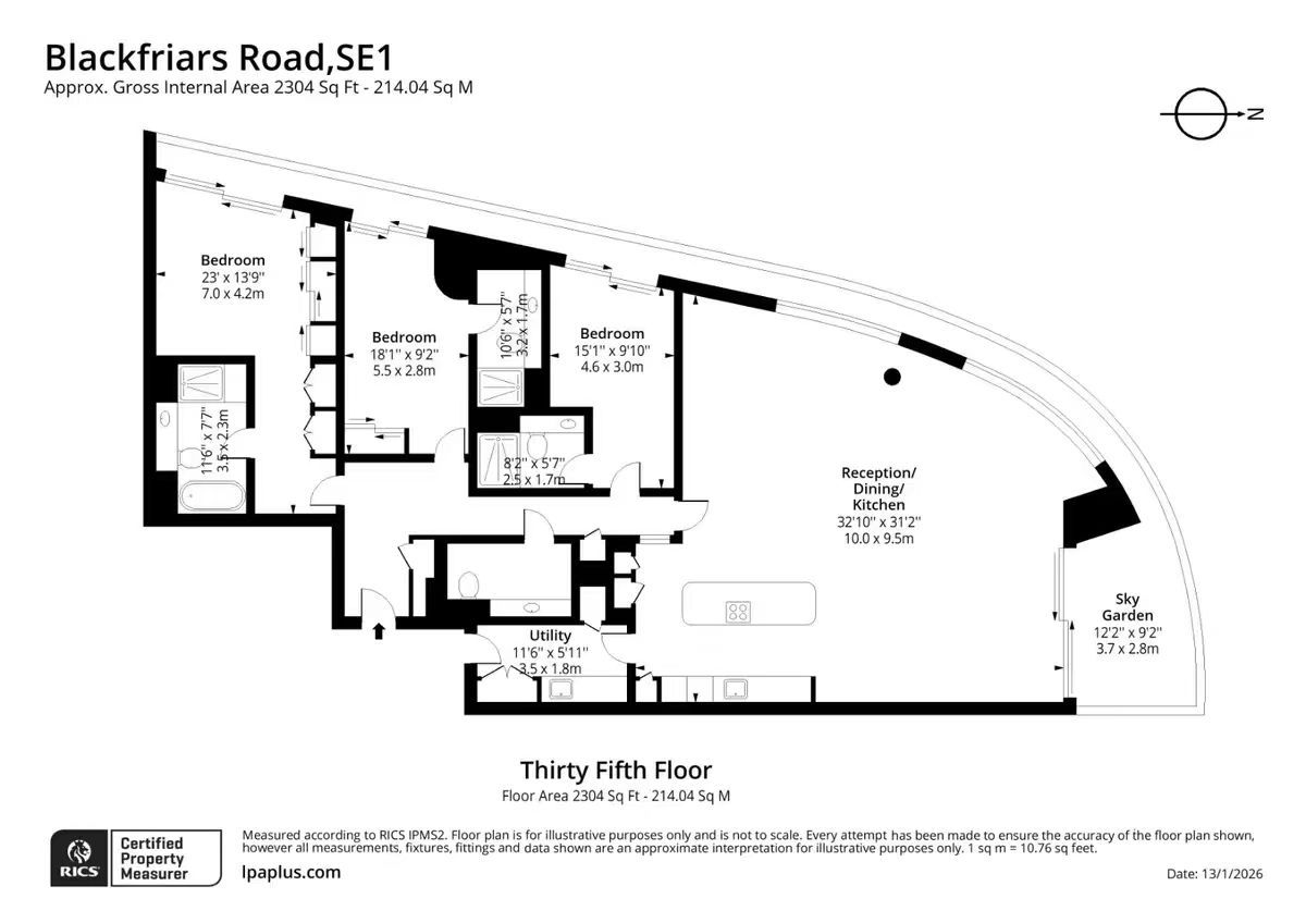 Apartment 242, London floorplan