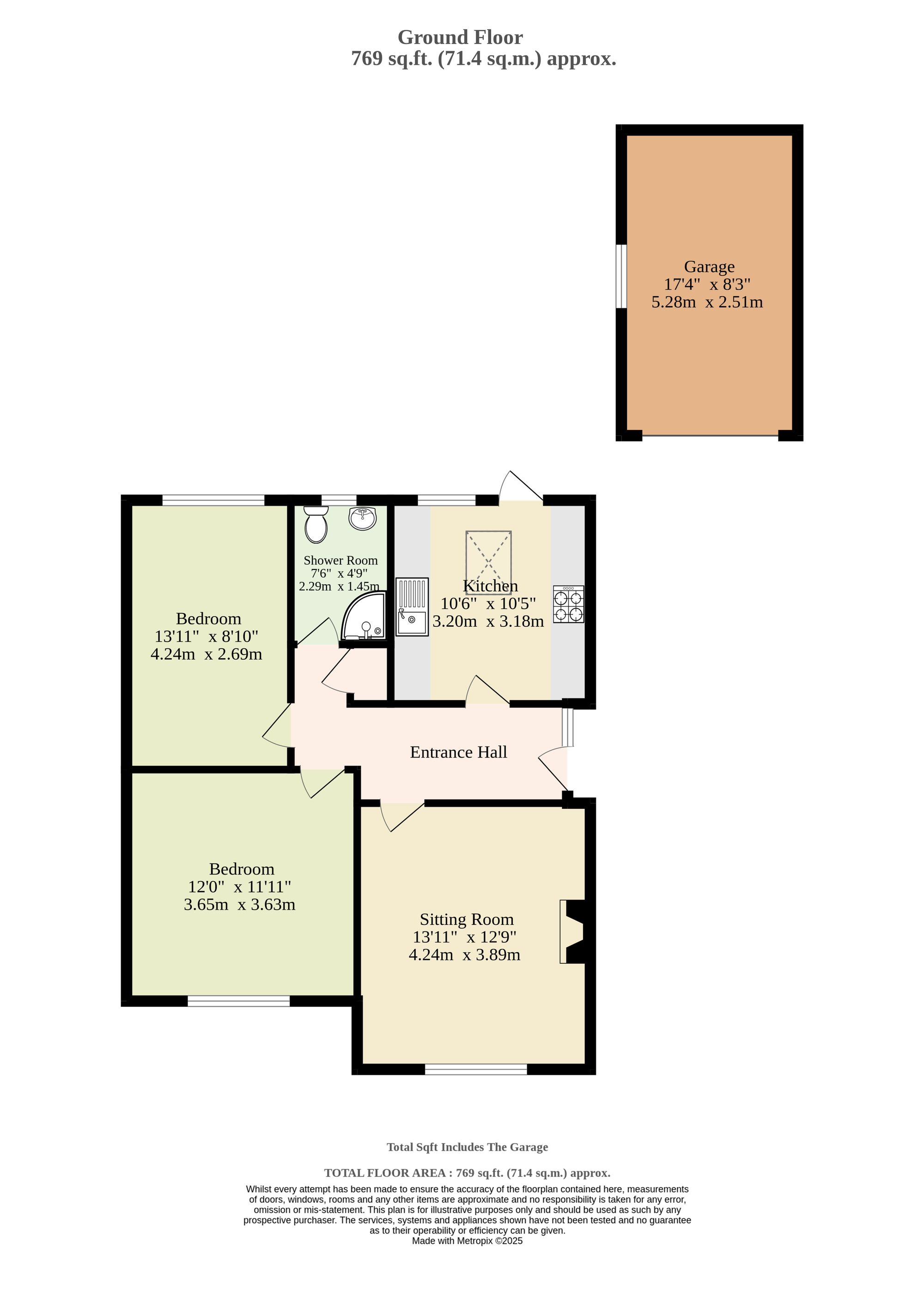 215 Long Road, Lowestoft floorplan