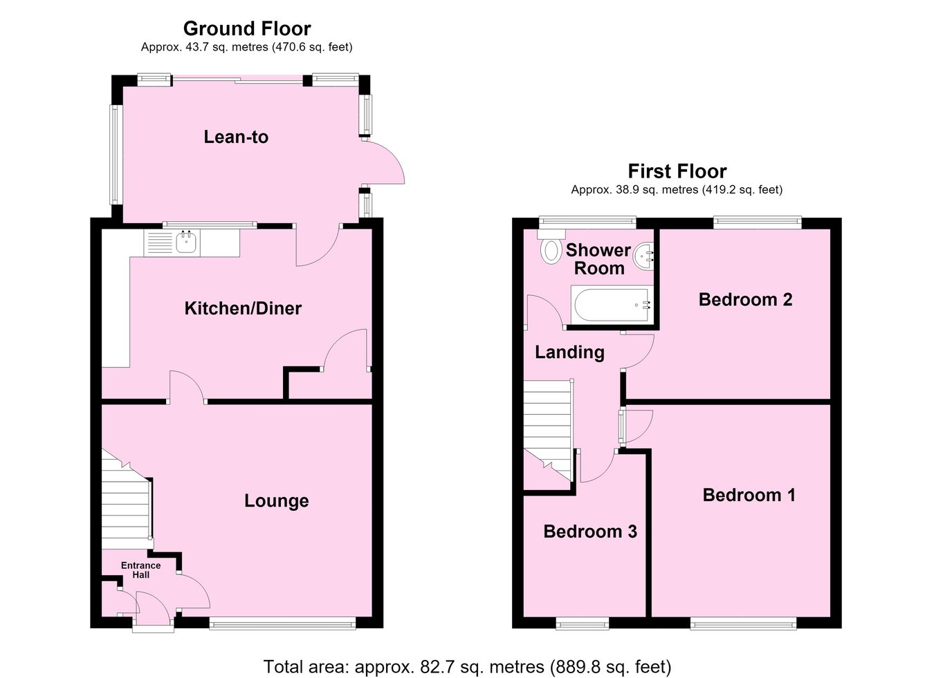 21, Grange Road, Leicester floorplan