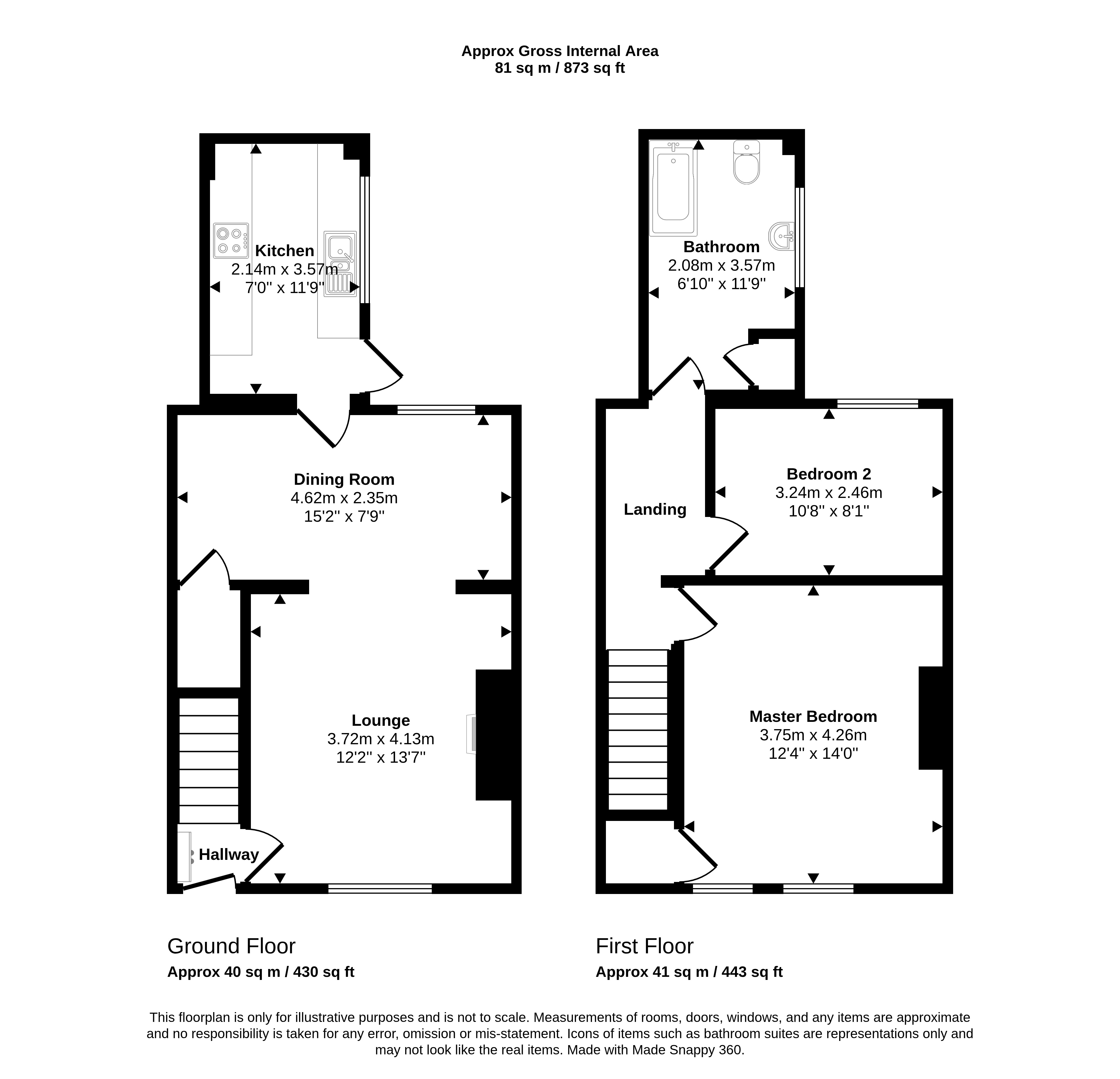 32, Pasture Row, Bishop Auckland floorplan