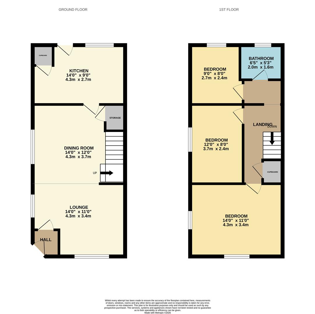 29, Gordon Street, Kettering floorplan