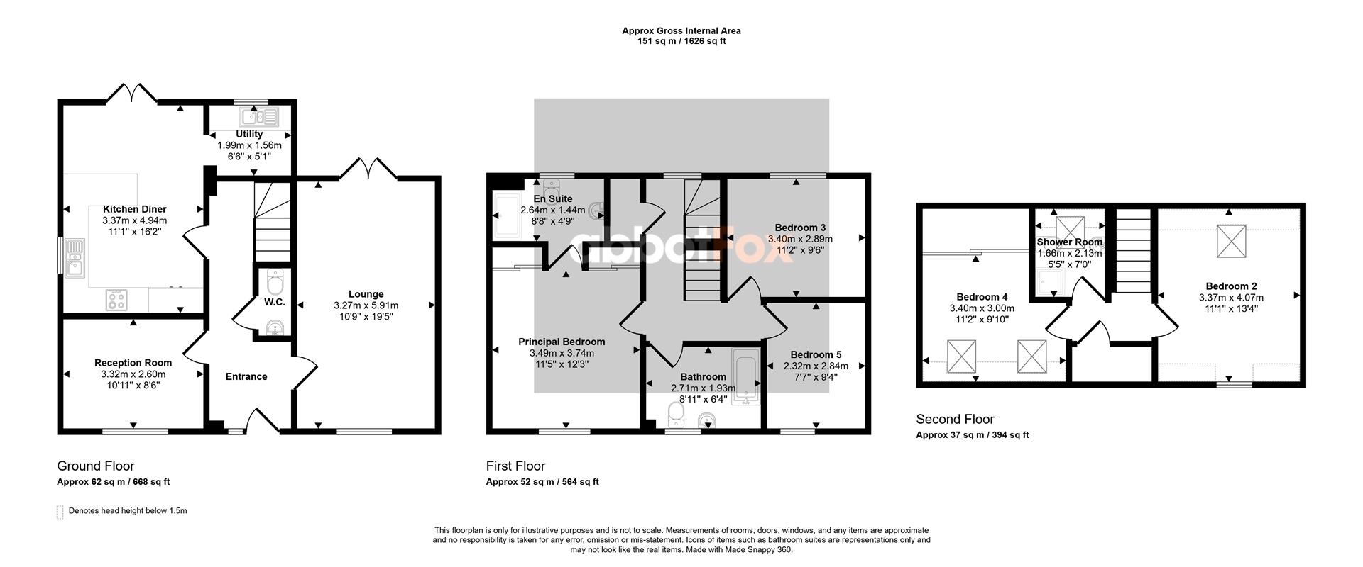 15, Linnet Road, Norwich floorplan