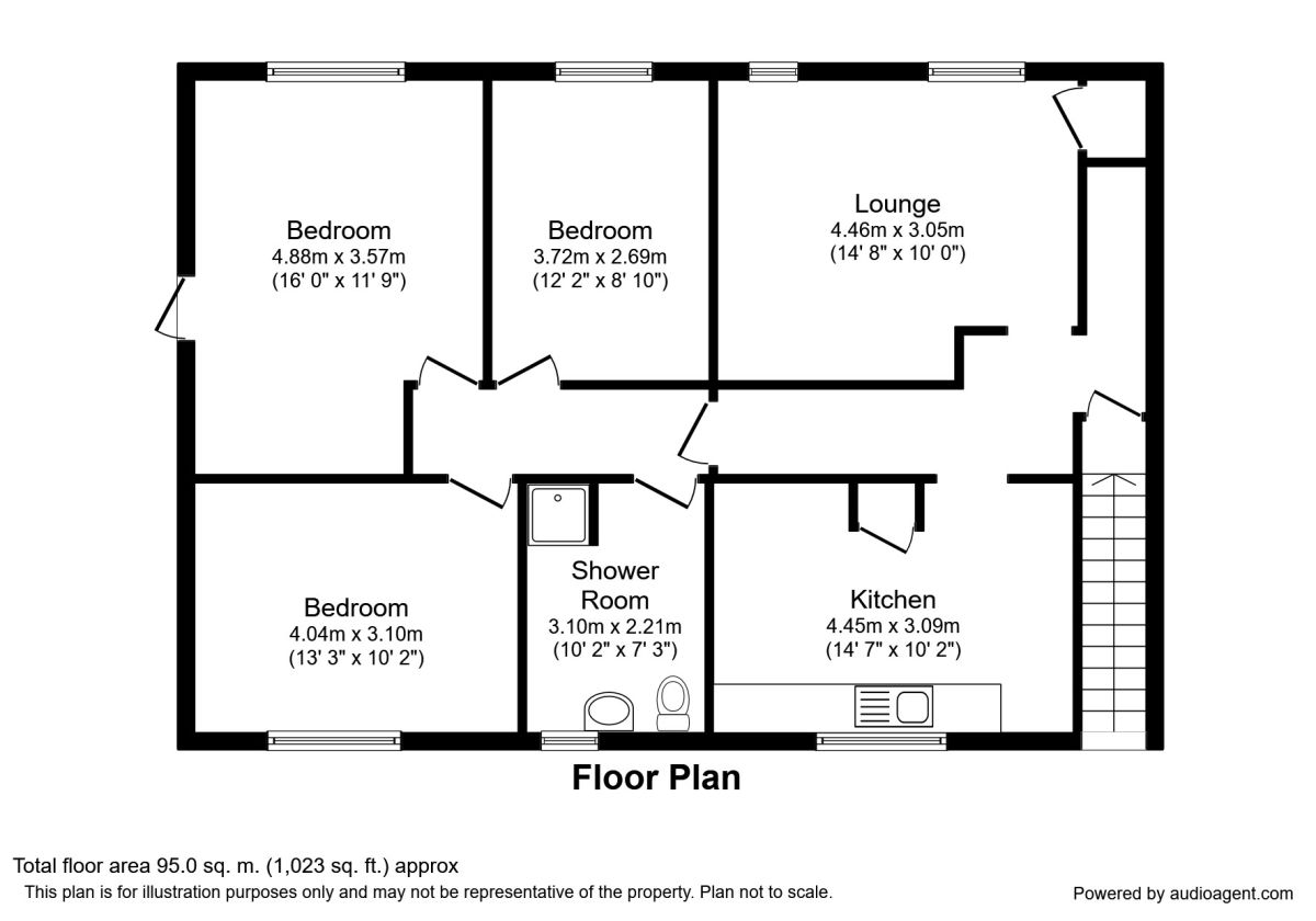 3 Bedrooms Flat for sale in Whitby Avenue, Ingol, Preston PR2