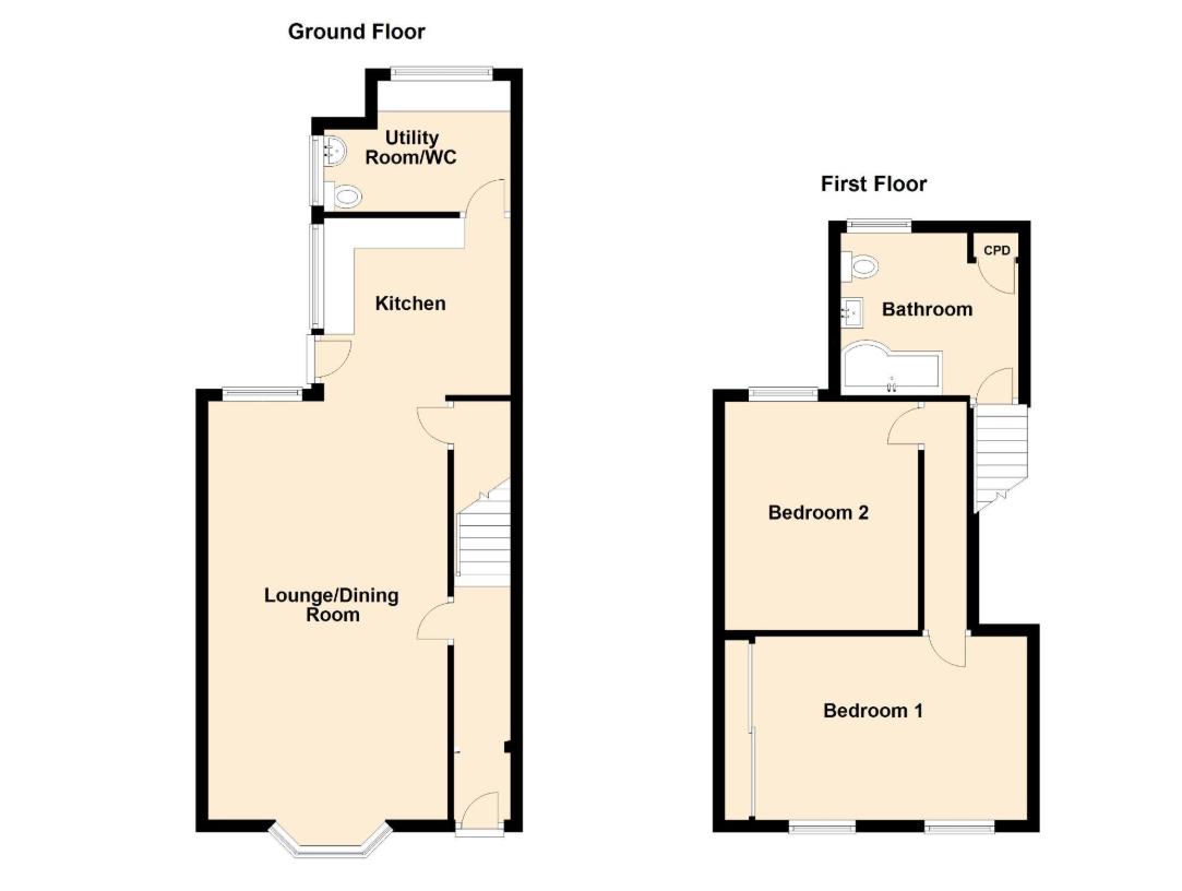 Llancayo Street, Bargoed floorplan