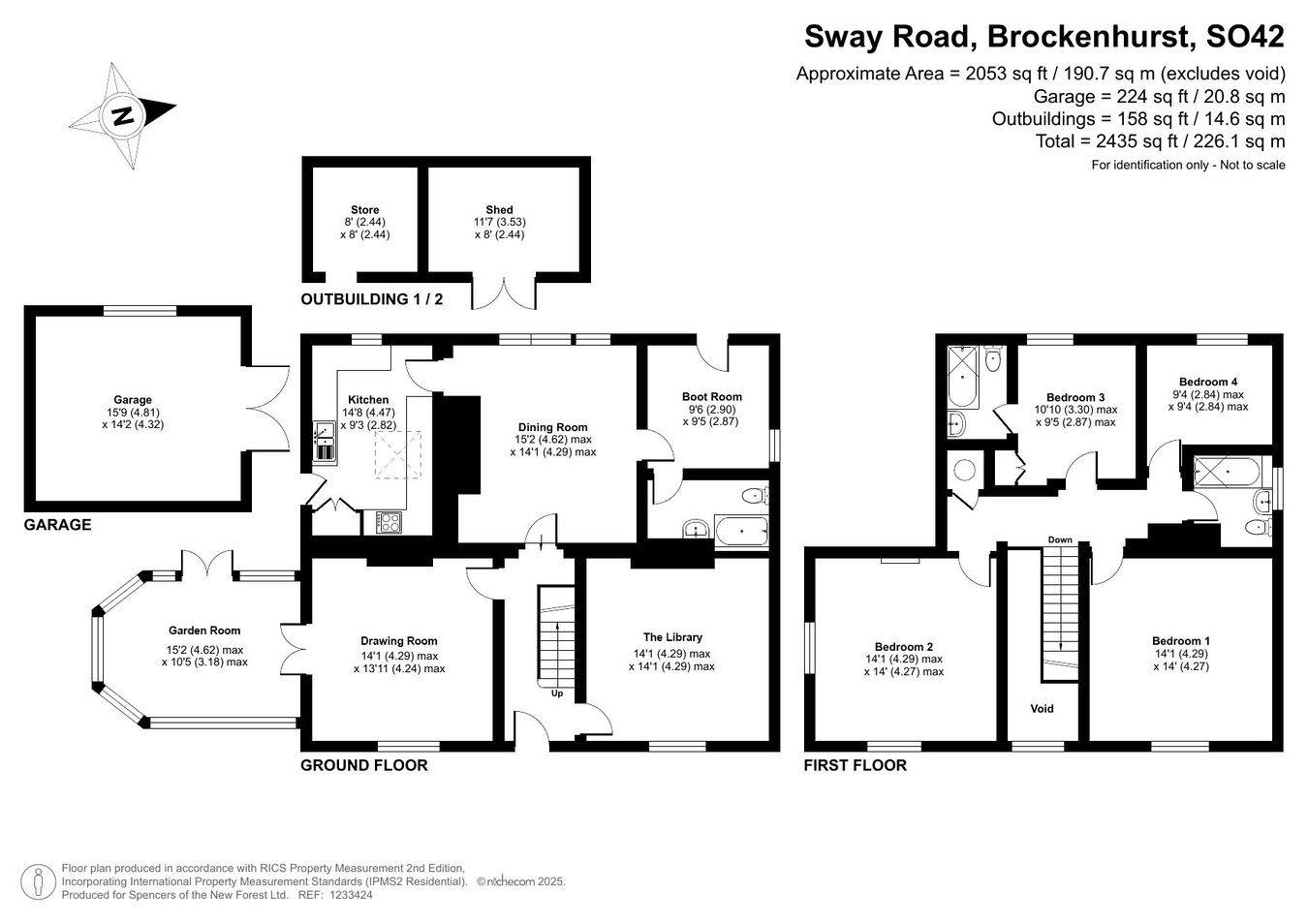 Brookley Farmhouse, Sway Road, Brockenhurst floorplan