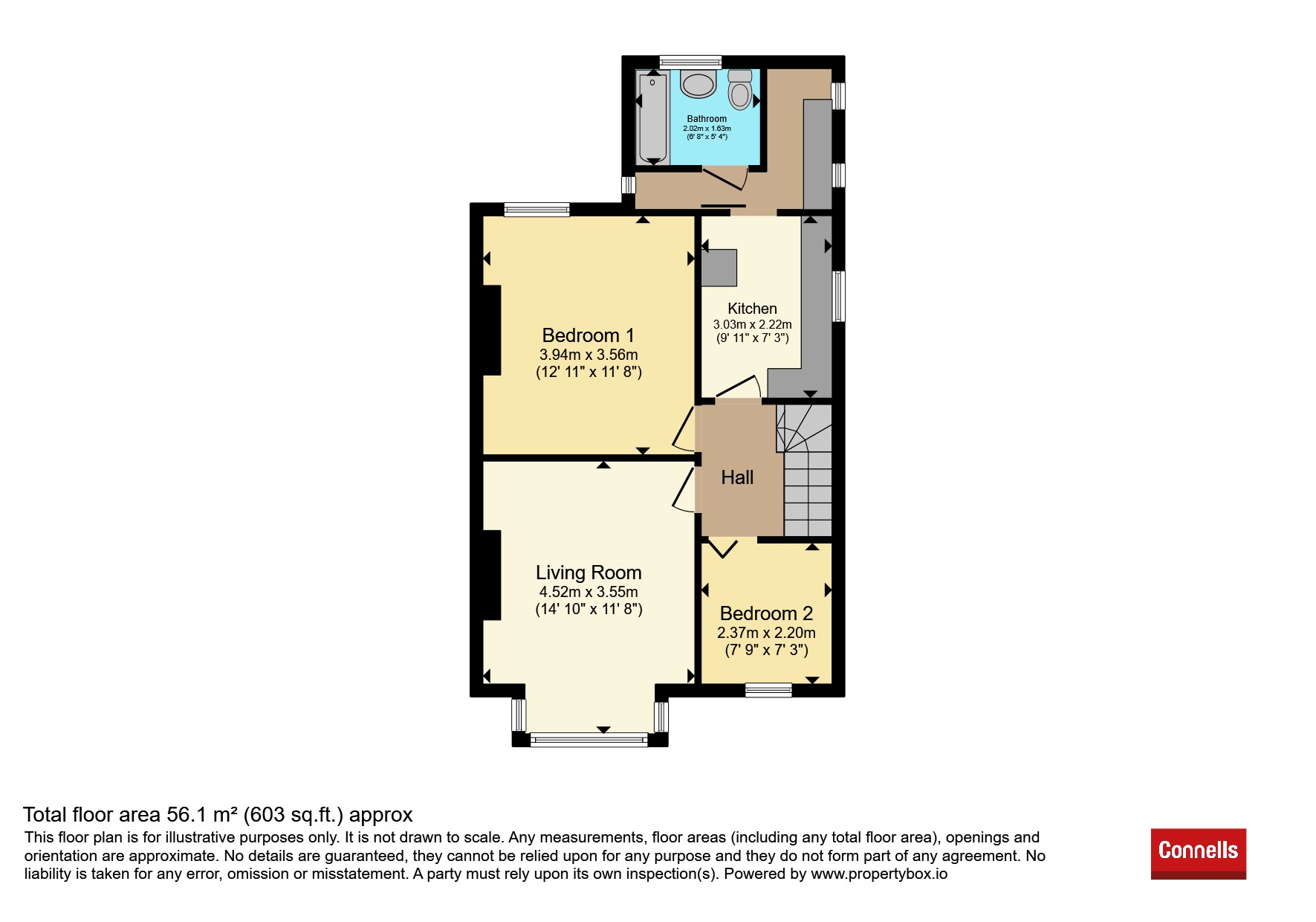 6, Horn Lane Flats, Horn Lane, Plymouth floorplan
