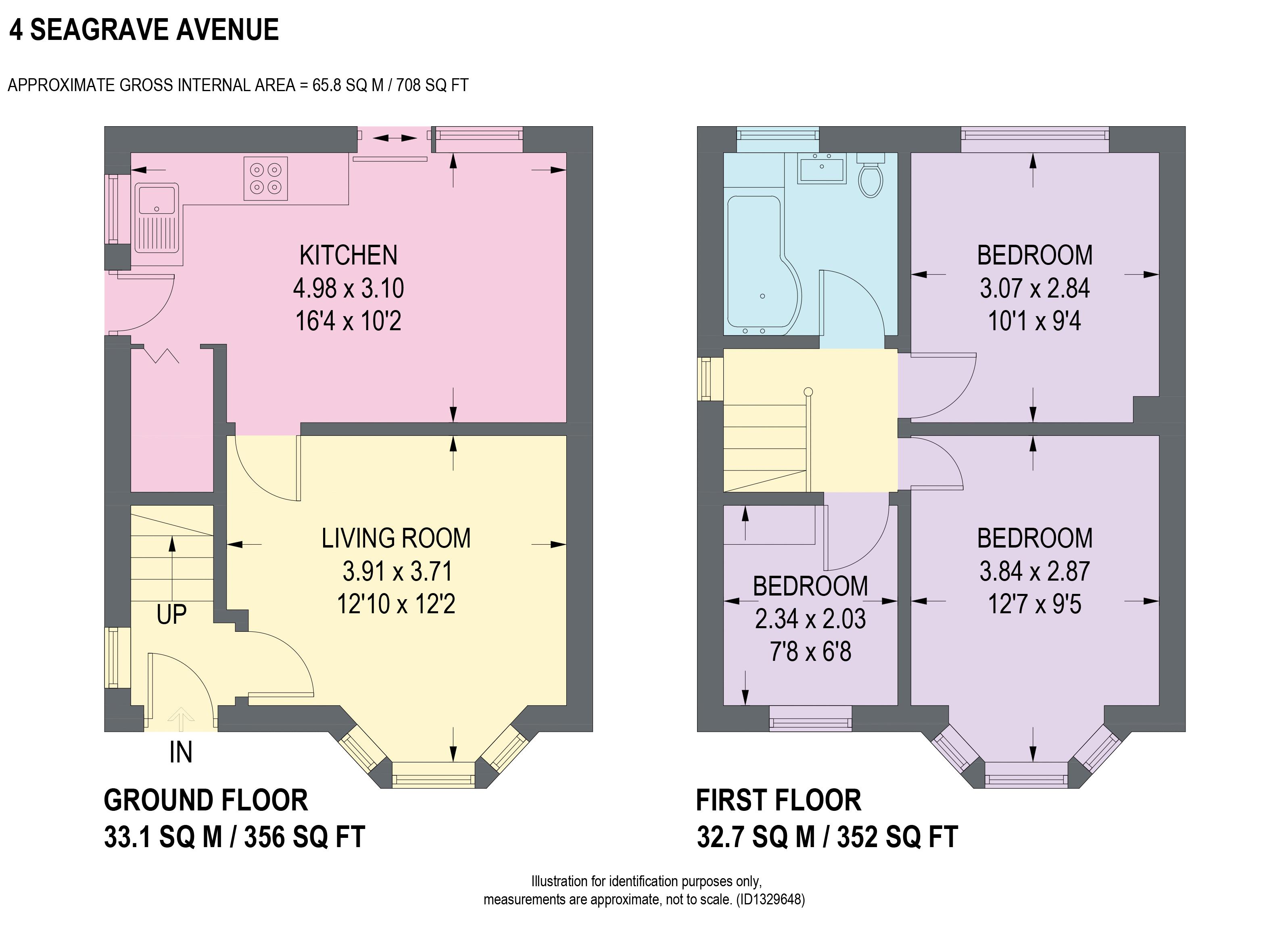 4, Seagrave Avenue, Sheffield floorplan