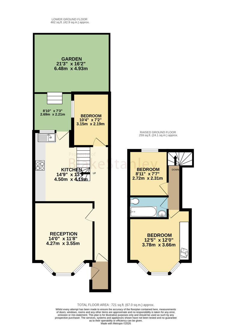 Colenso Road, London floorplan