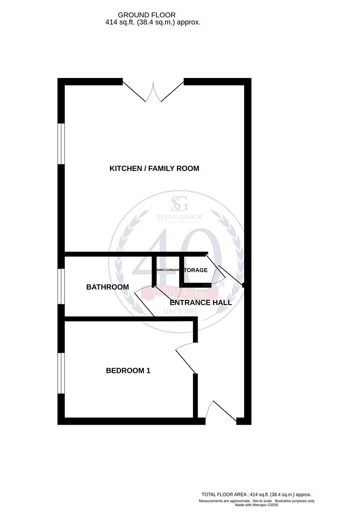 Apartment 8, 11 Paget Road, Barry Island floorplan