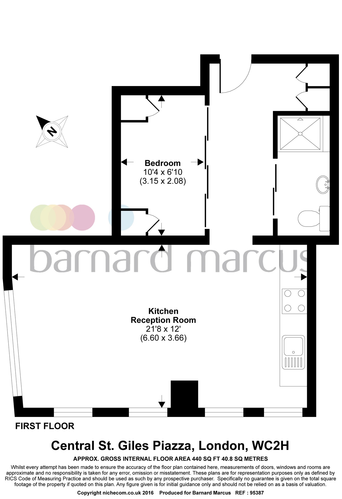 1 Bedrooms Flat for sale in Central St. Giles Piazza, London WC2H