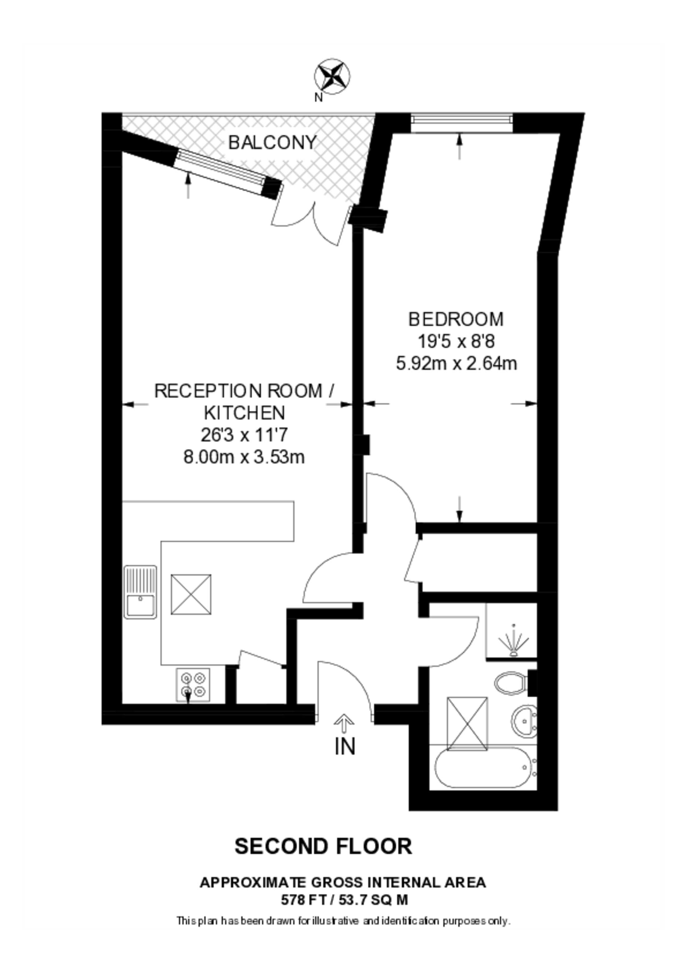 ROMEYN ROAD, Streatham Hill floorplan