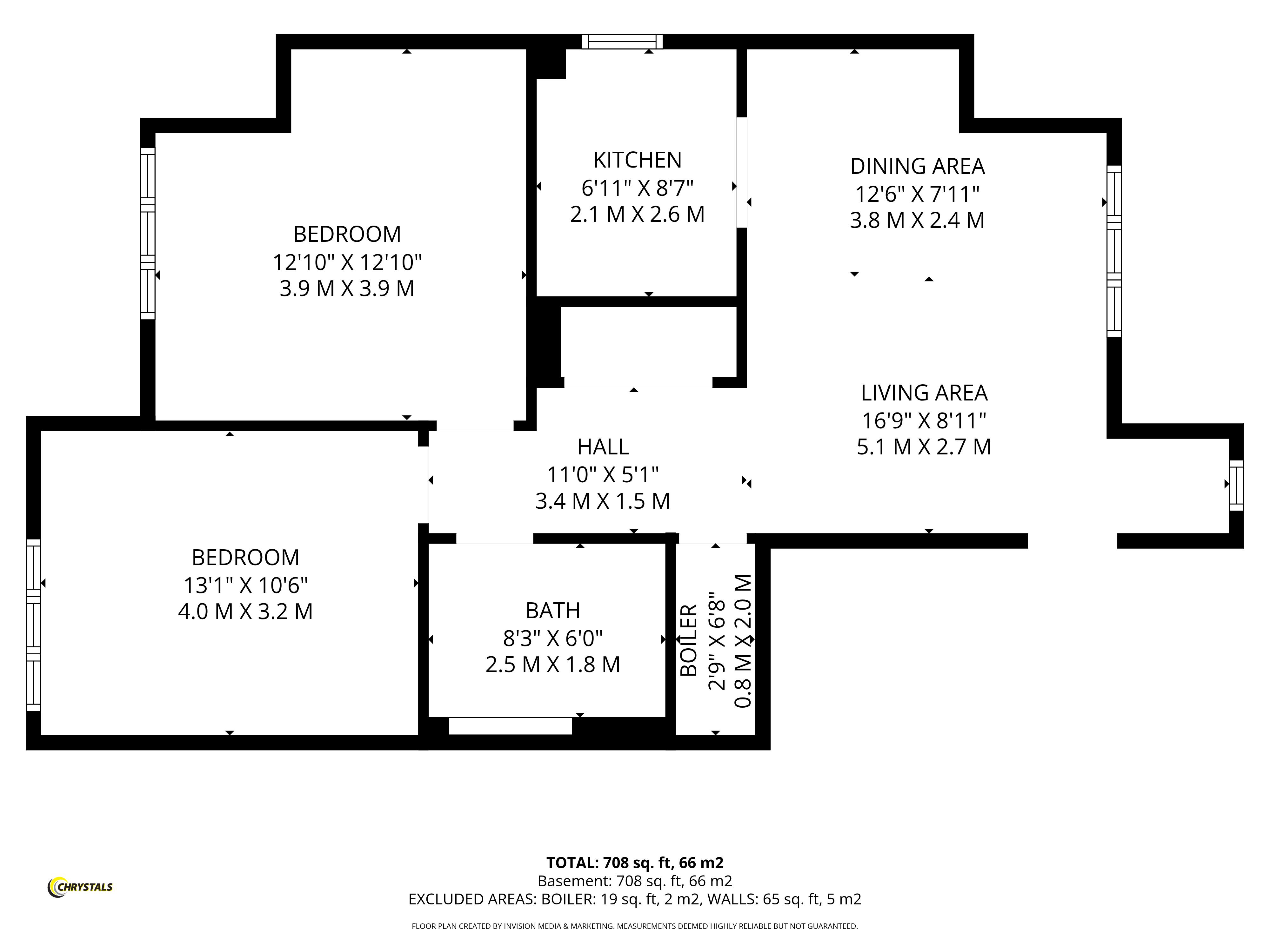 27 St Ninians Court, 27 St Ninians Court, Douglas floorplan