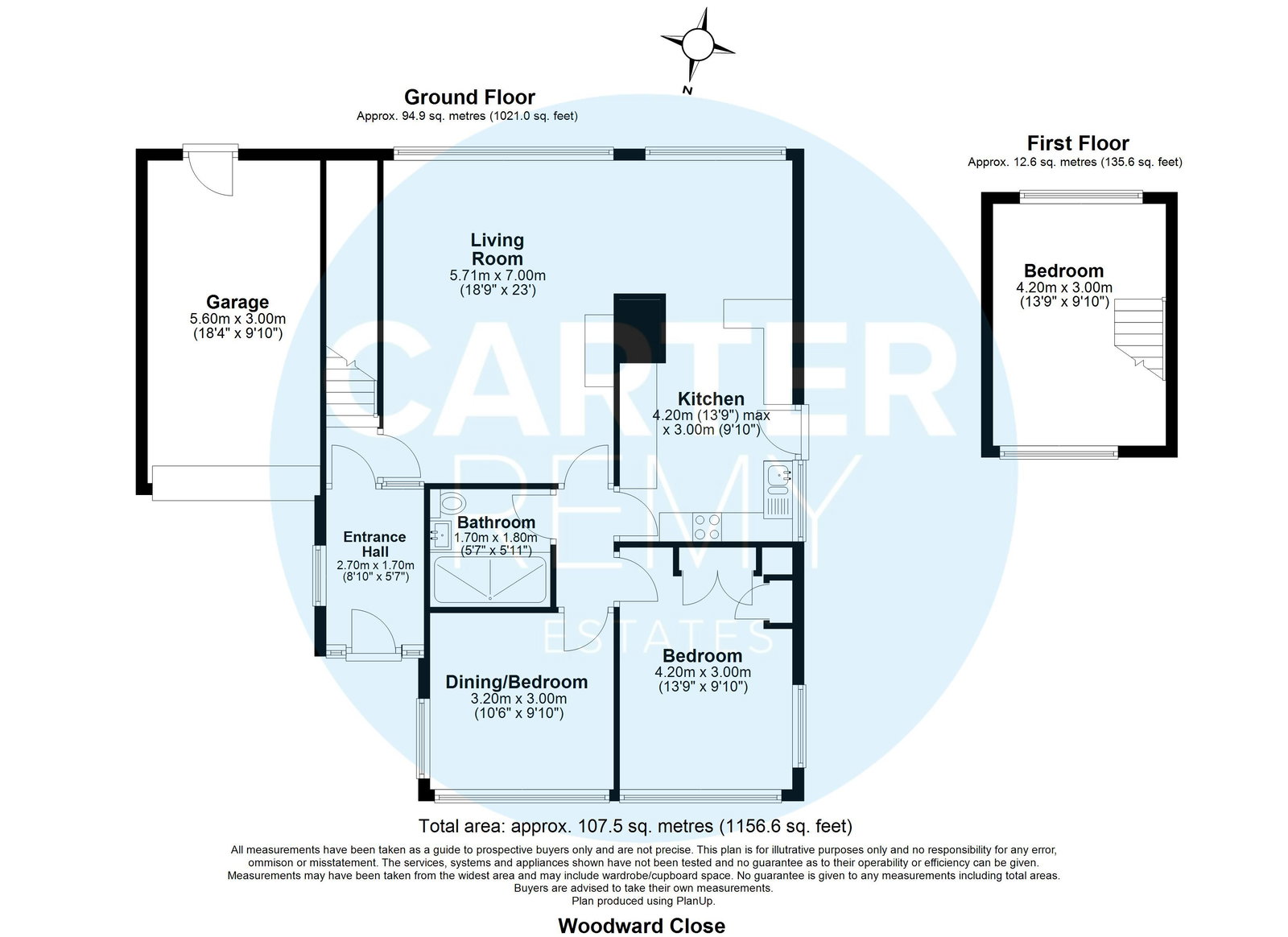 29, Woodward Close, Grays floorplan