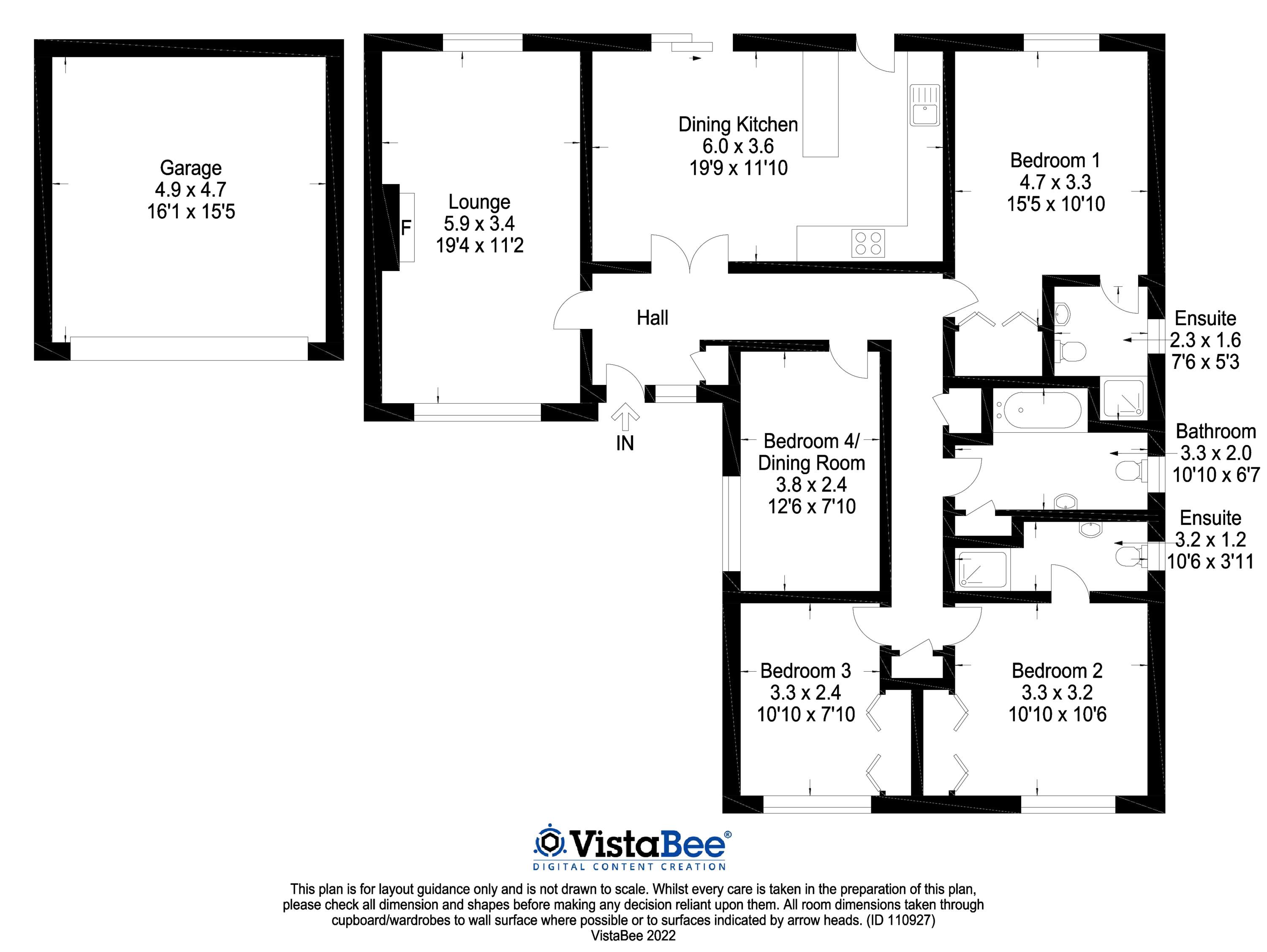Crawford Road, Houston, Johnstone PA6, 4 bedroom bungalow for sale