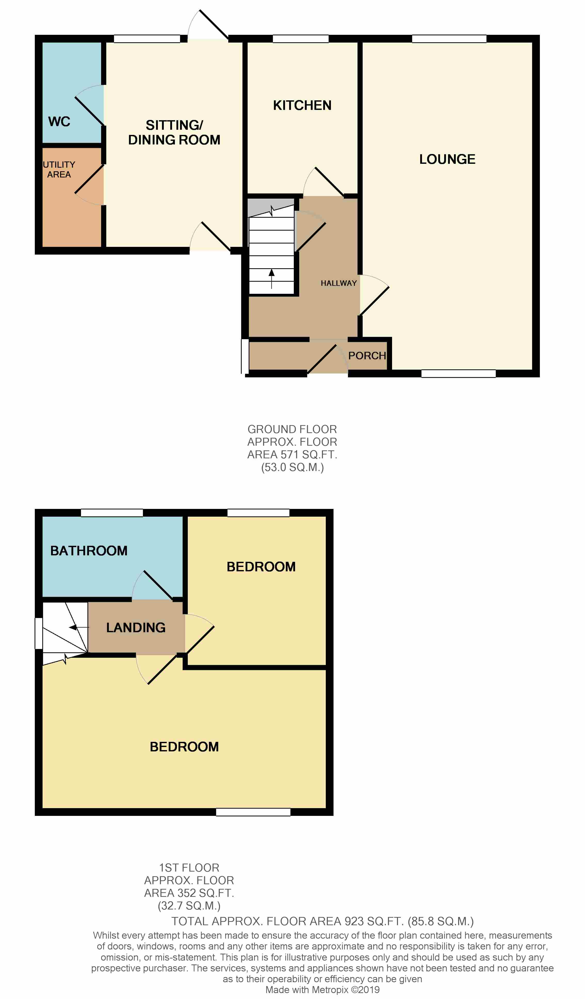 2 Bedrooms End terrace house for sale in Forest Drive, Chelmsford, Essex CM1