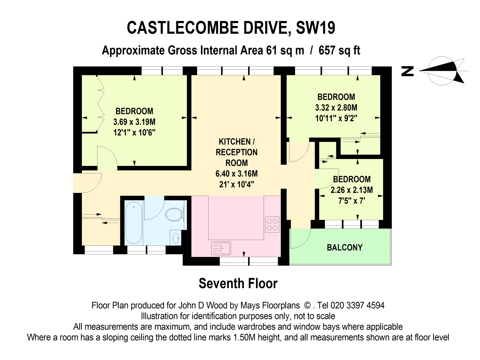 110, Castlecombe Drive, London floorplan