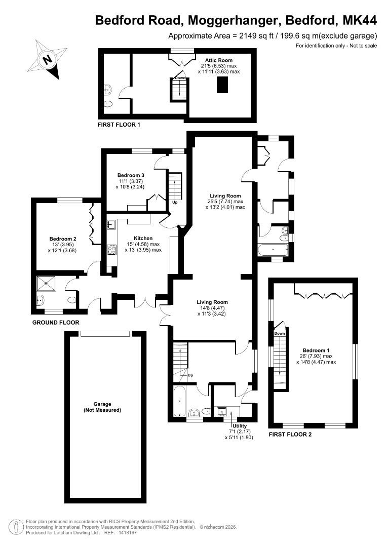 53, Bedford Road, Moggerhanger floorplan