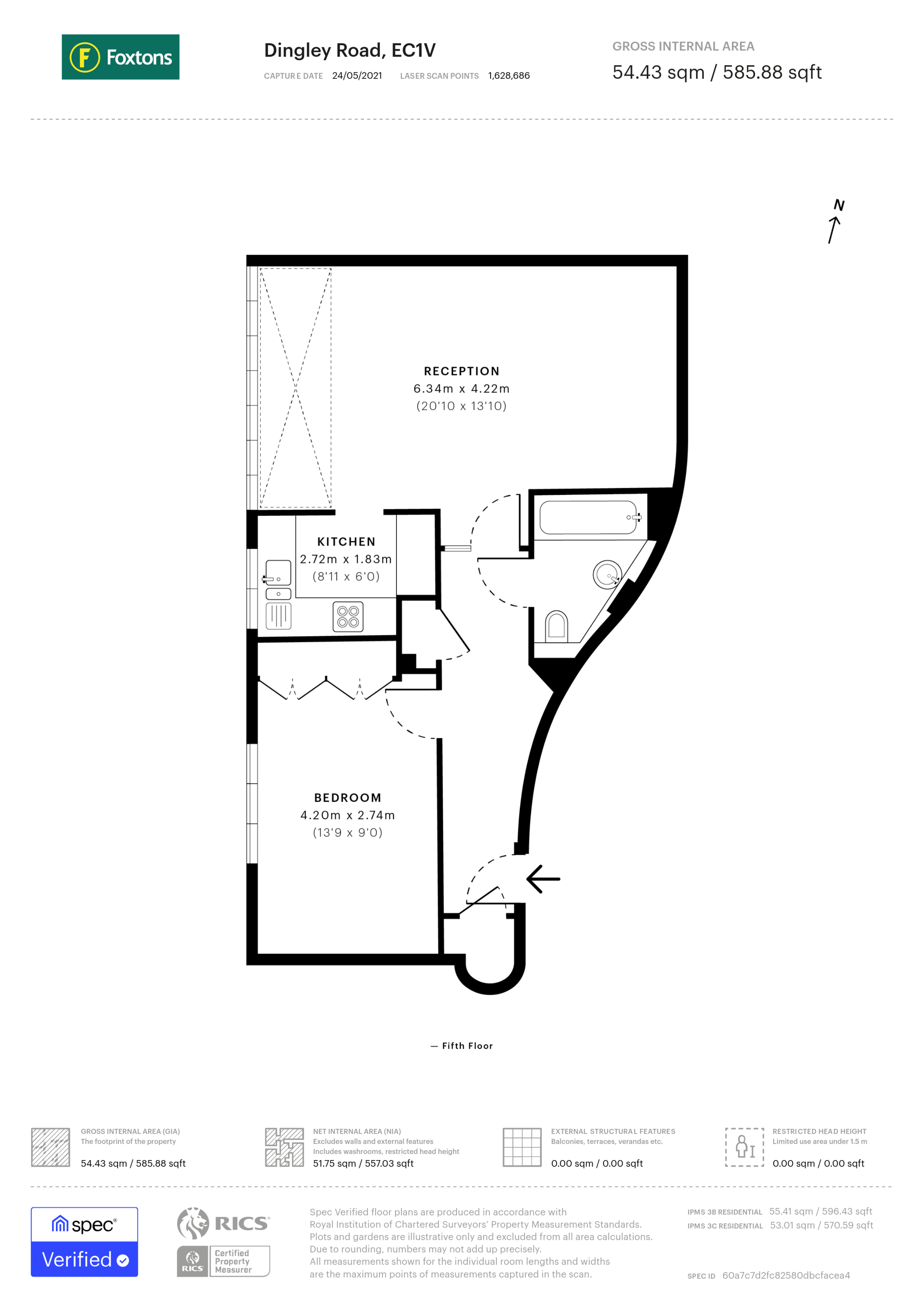 City road, Islington floorplan
