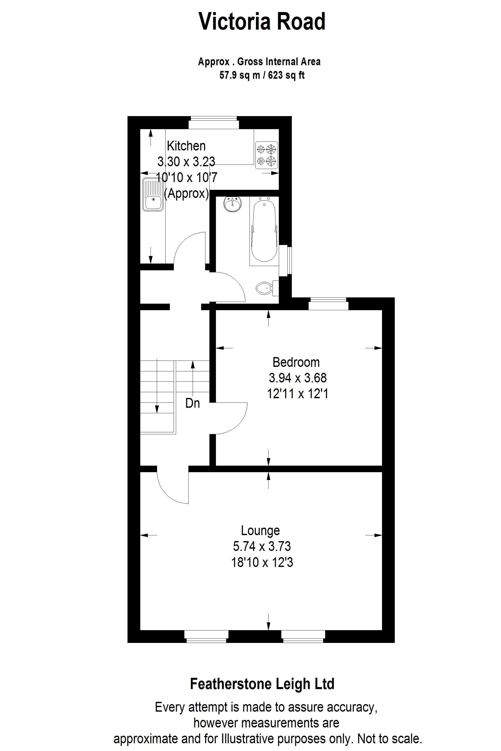 1 Bedrooms  to rent in Victoria Road, St Margarets TW1