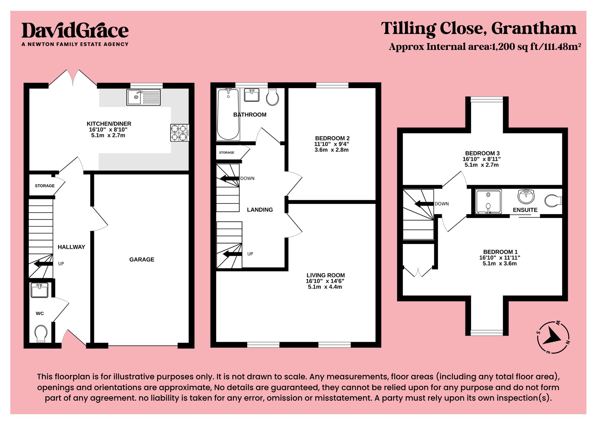 14 Tilling Close, Grantham floorplan