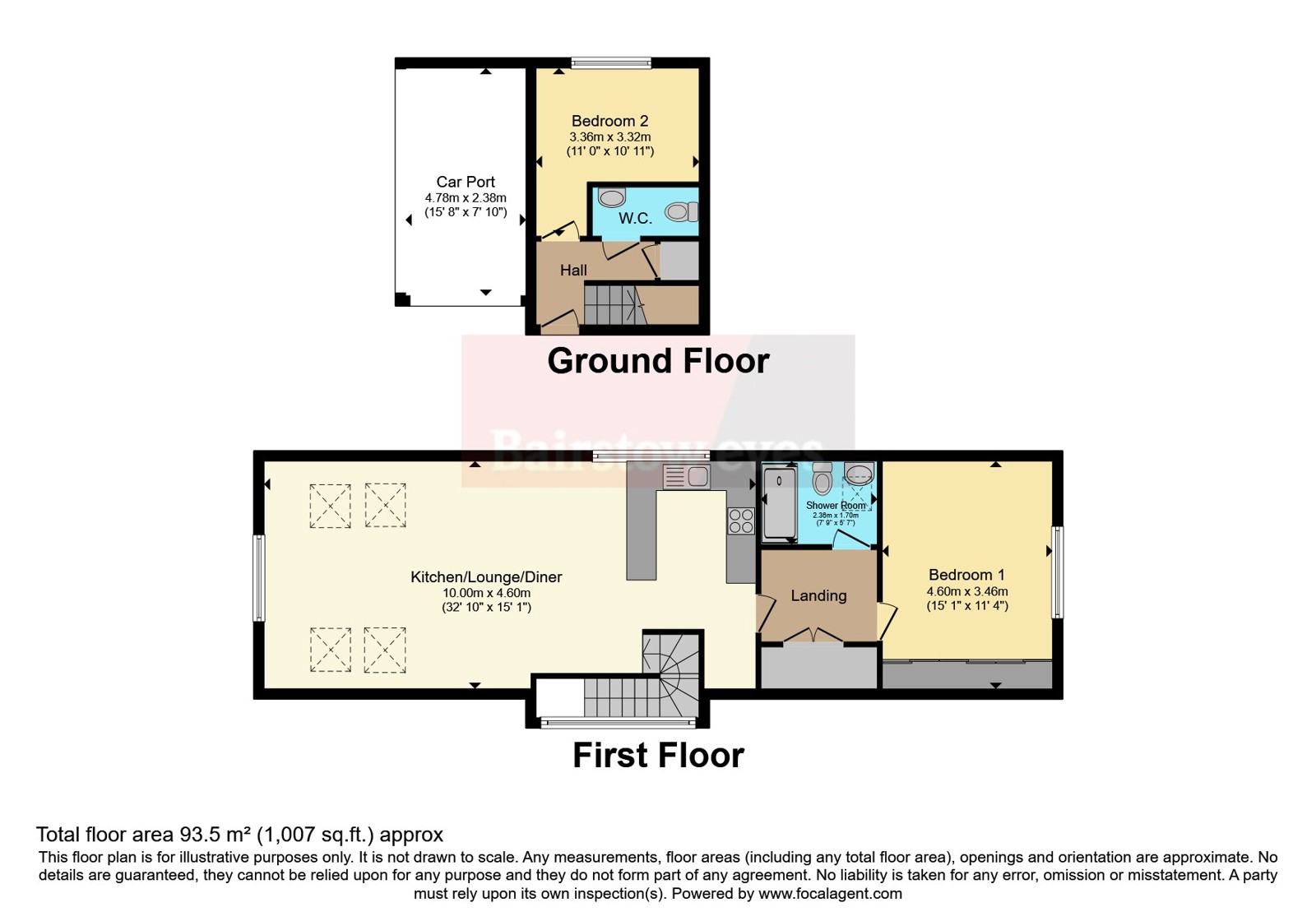 1 East Mews,, Old St. Michaels Drive, Essex floorplan