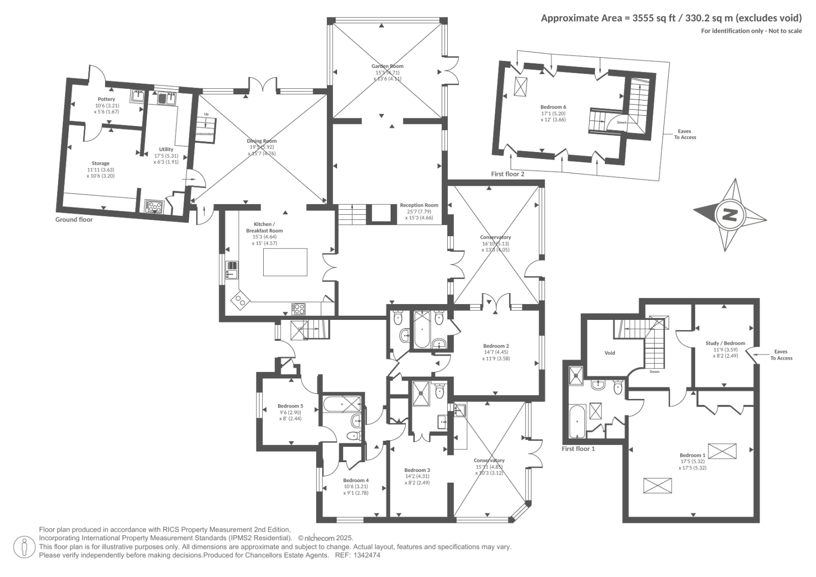 Charles Lodge,, Charles Lodge, Abingdon floorplan