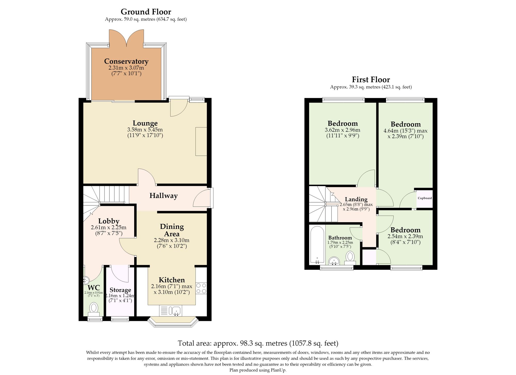 18 Neville Road, Norwich floorplan
