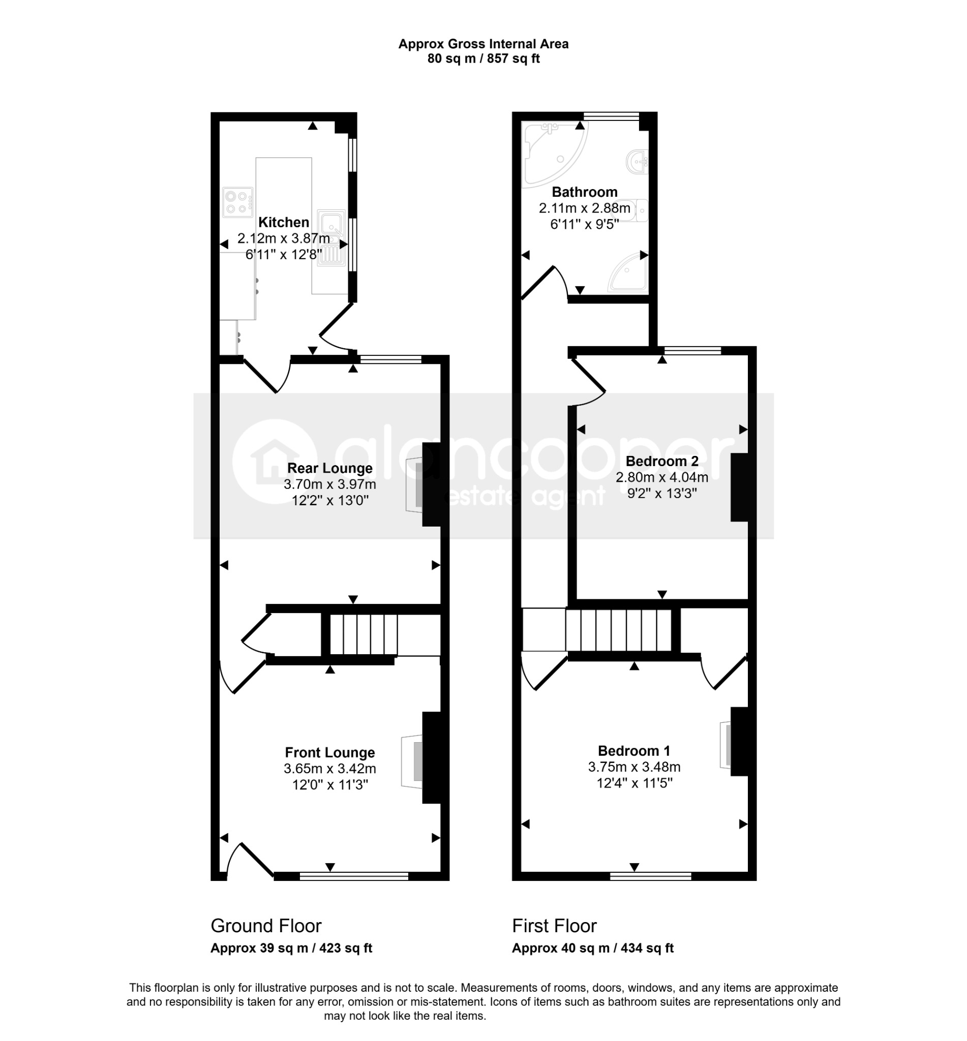 10 Nuneaton Road, Bulkington, Warwickshire floorplan