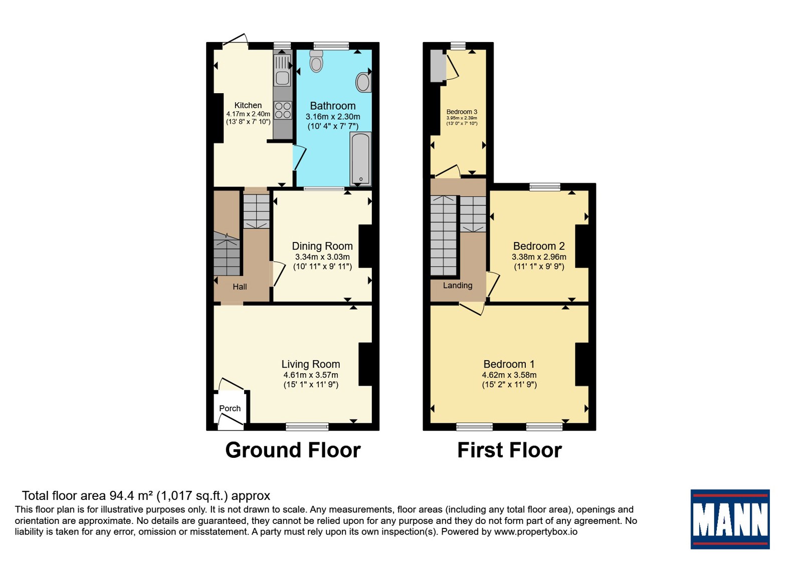 14, Hillbrow Road, Kent floorplan