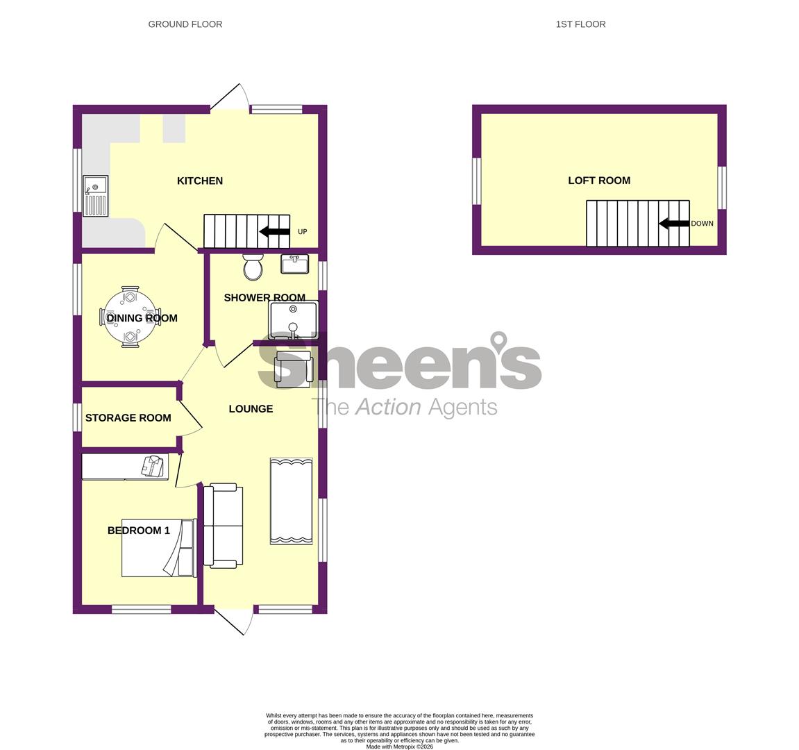 8, Brooklands, Jaywick floorplan