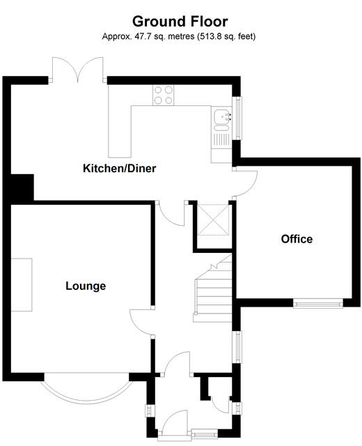 2 bed semidetached house for sale in Scratton Fields, Sole Street