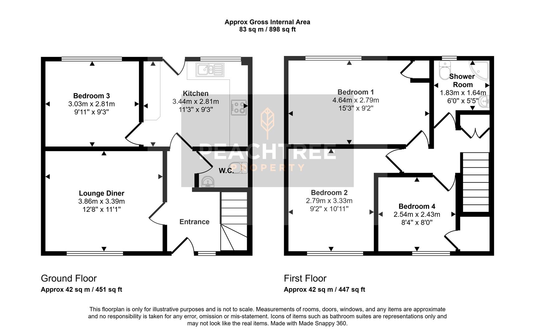 8, Millburn Way, Renfrew floorplan