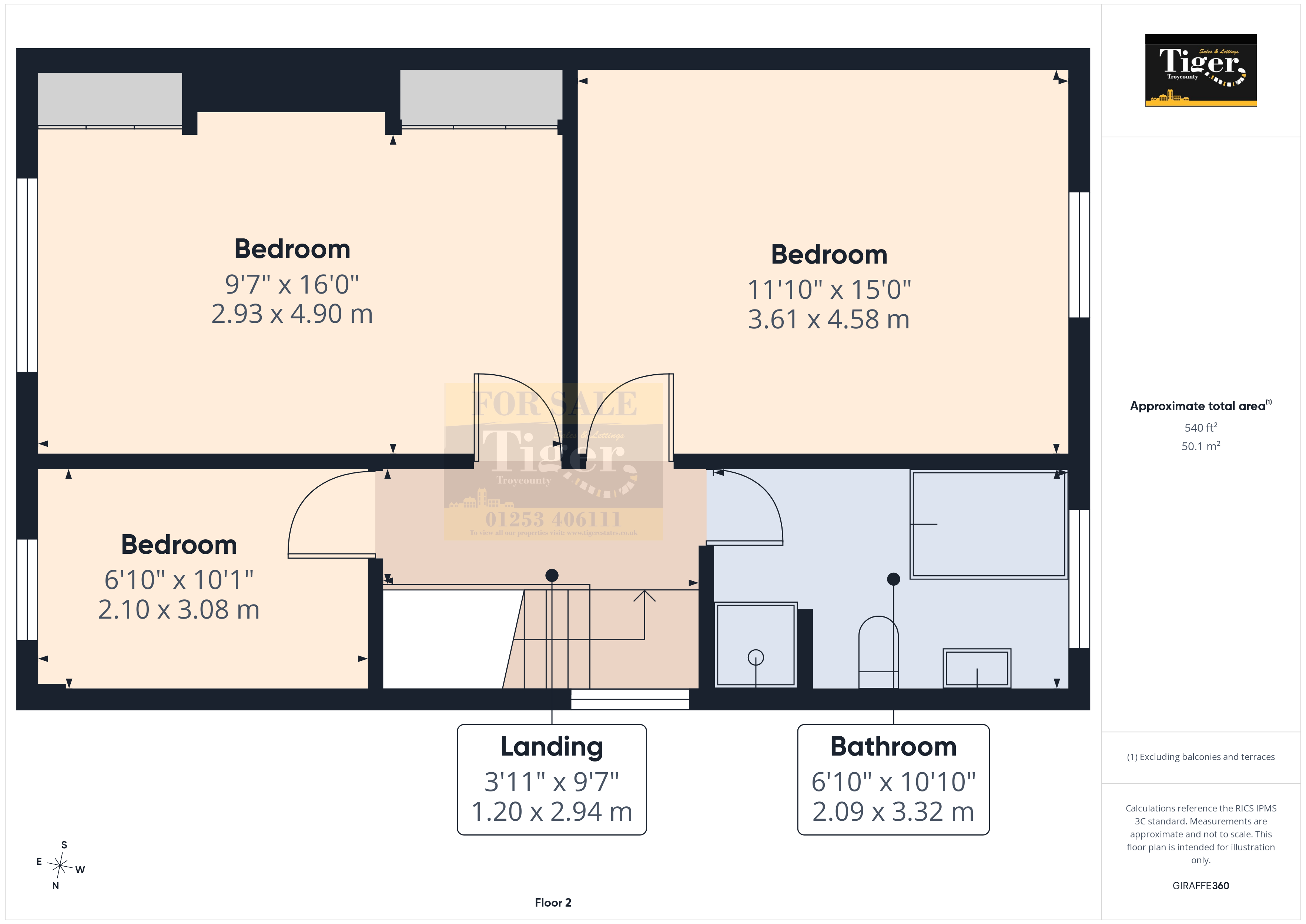 16, Longton Road, Blackpool floorplan
