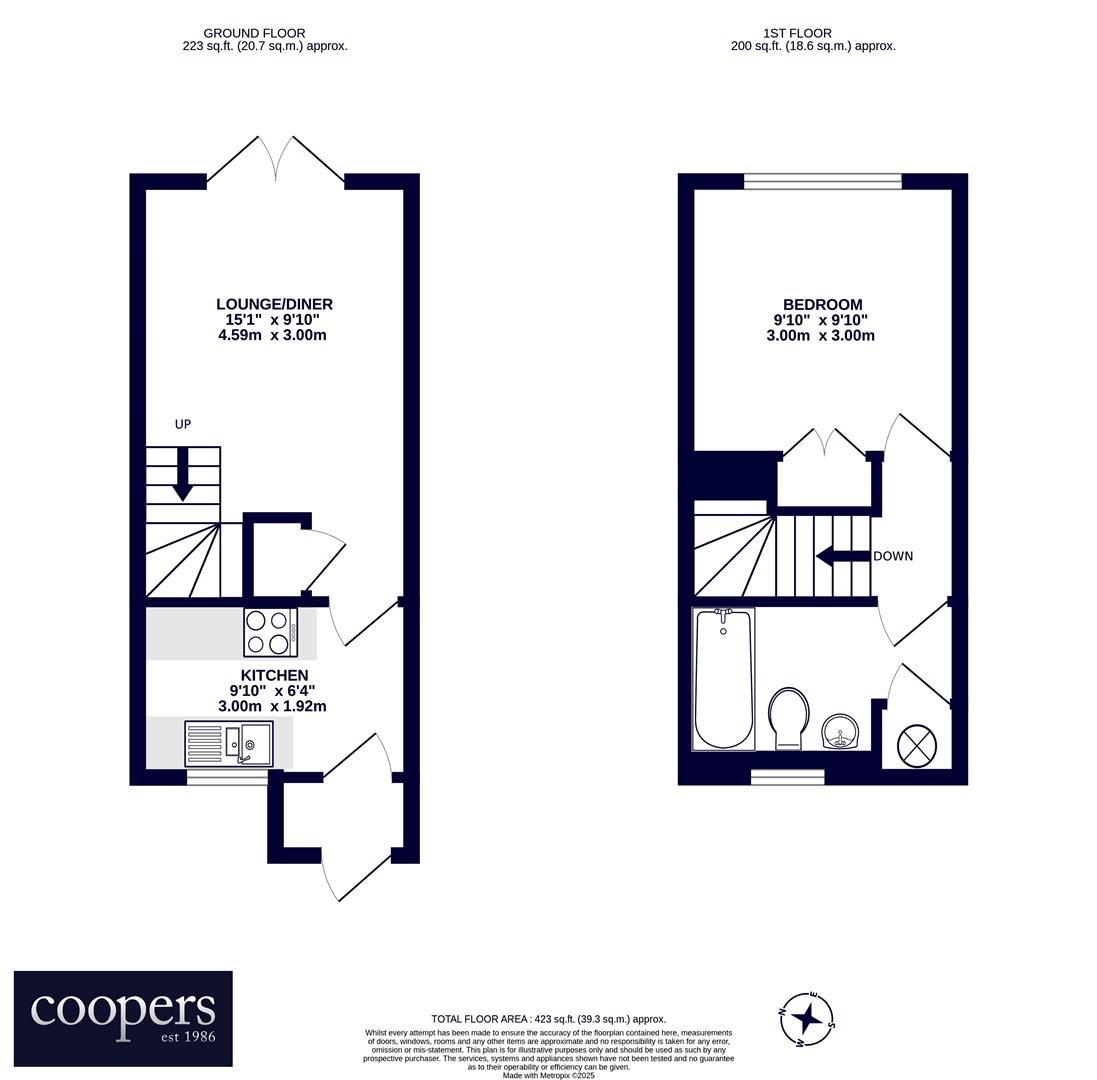 43, Newcourt, Uxbridge floorplan