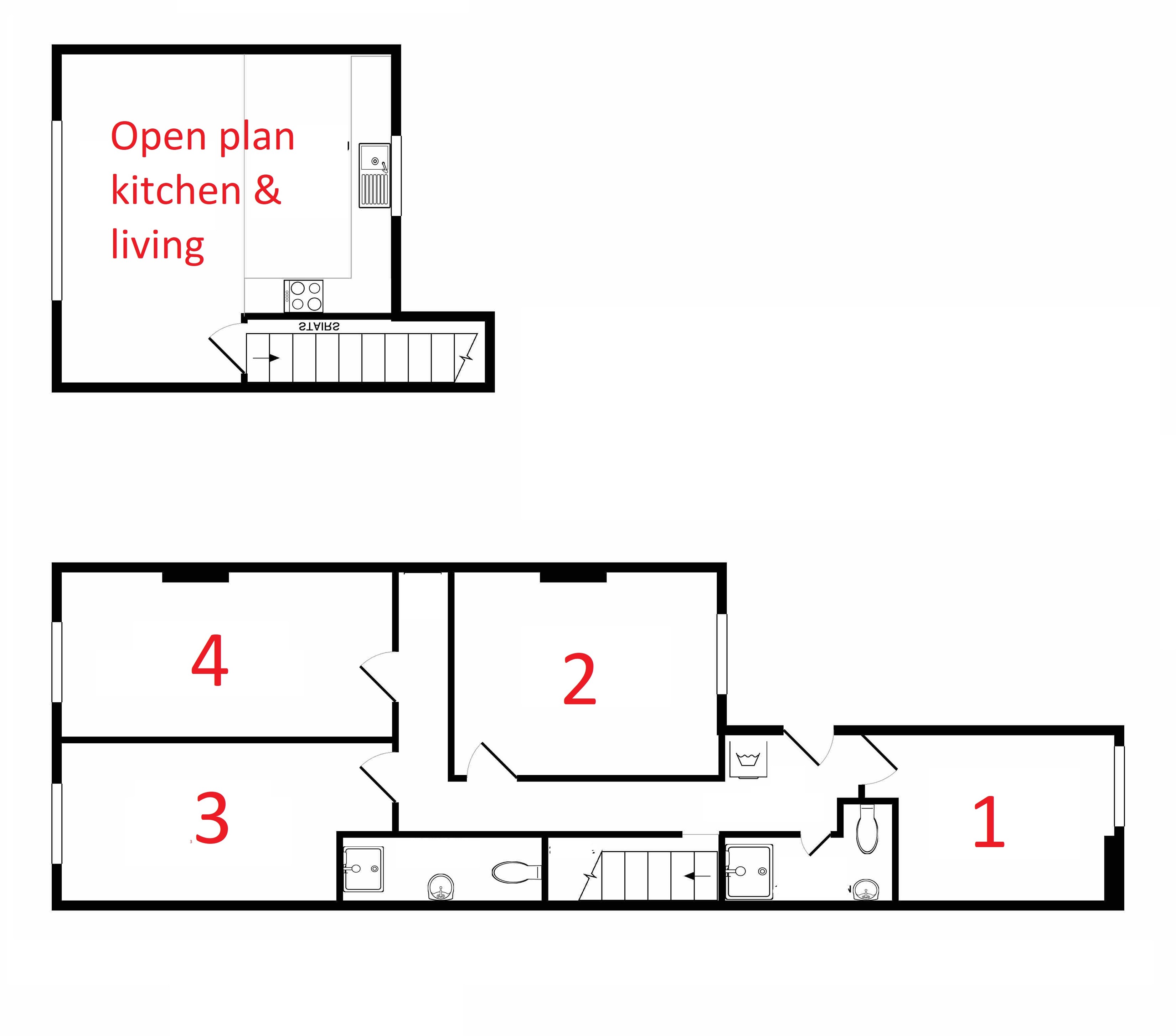 Room 2, 118a High Road, Nottingham floorplan